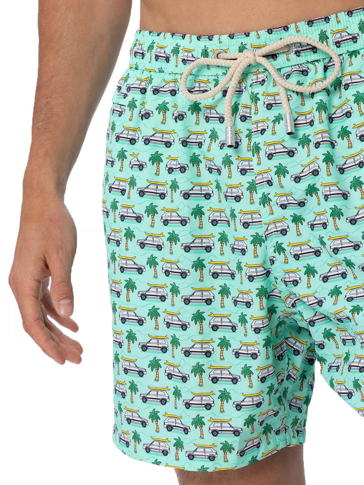 Lighting Micro Fantasy green Panda print swim shorts | Special Edition - Image 5