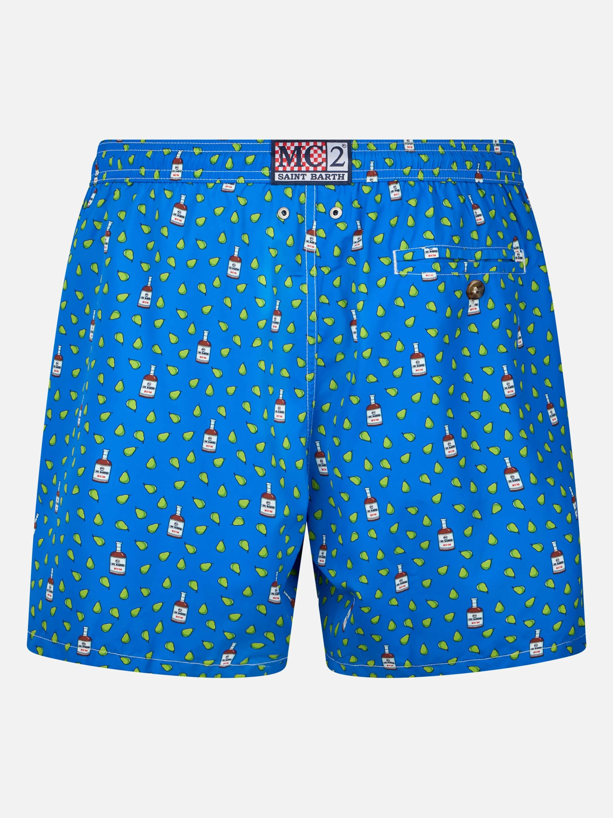 Lighting Micro Fantasy green rum and pear print swim shorts - Image 2