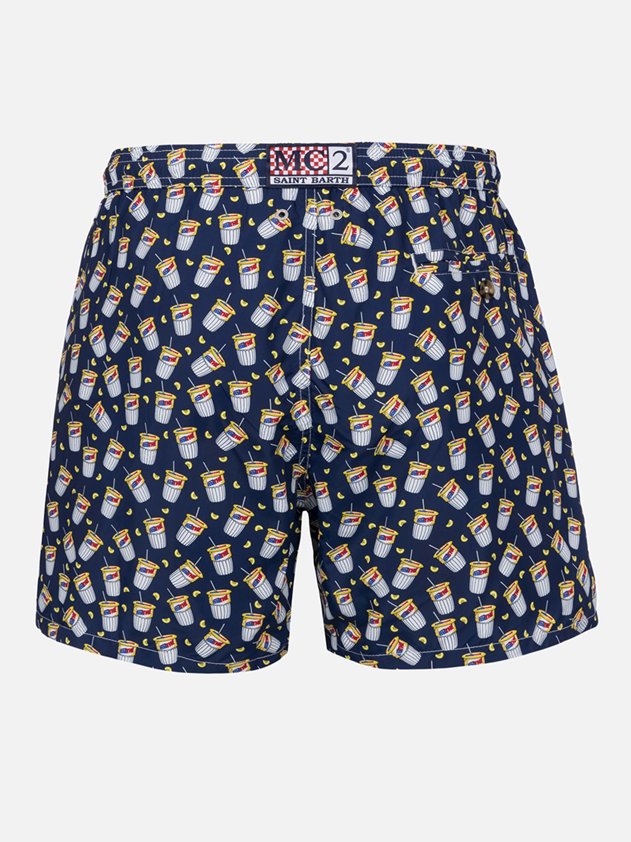Lighting Micro Fantasy blue Estathé print swim shorts | Special Edition - Image 2