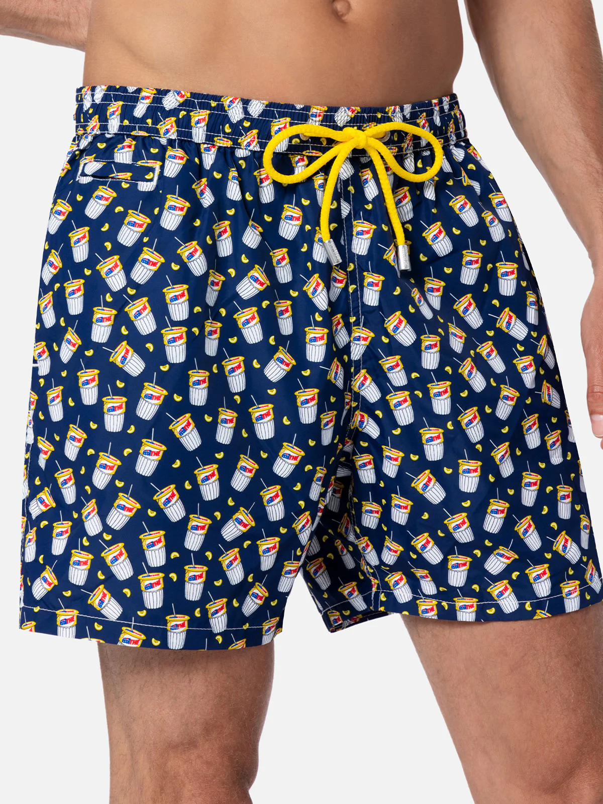 Lighting Micro Fantasy blue Estathé print swim shorts | Special Edition - Image 4