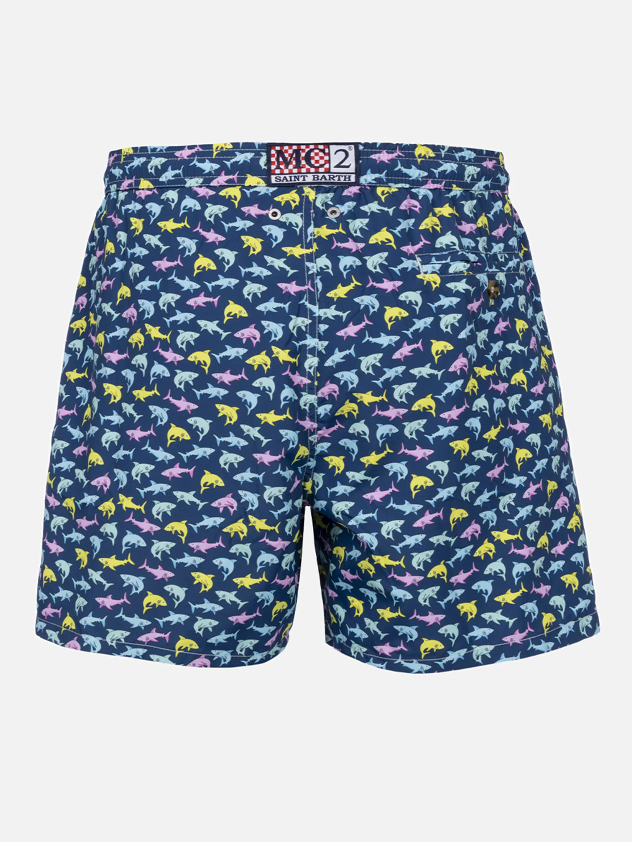 Lighting Micro Fantasy blue shark print swim shorts - Image 2