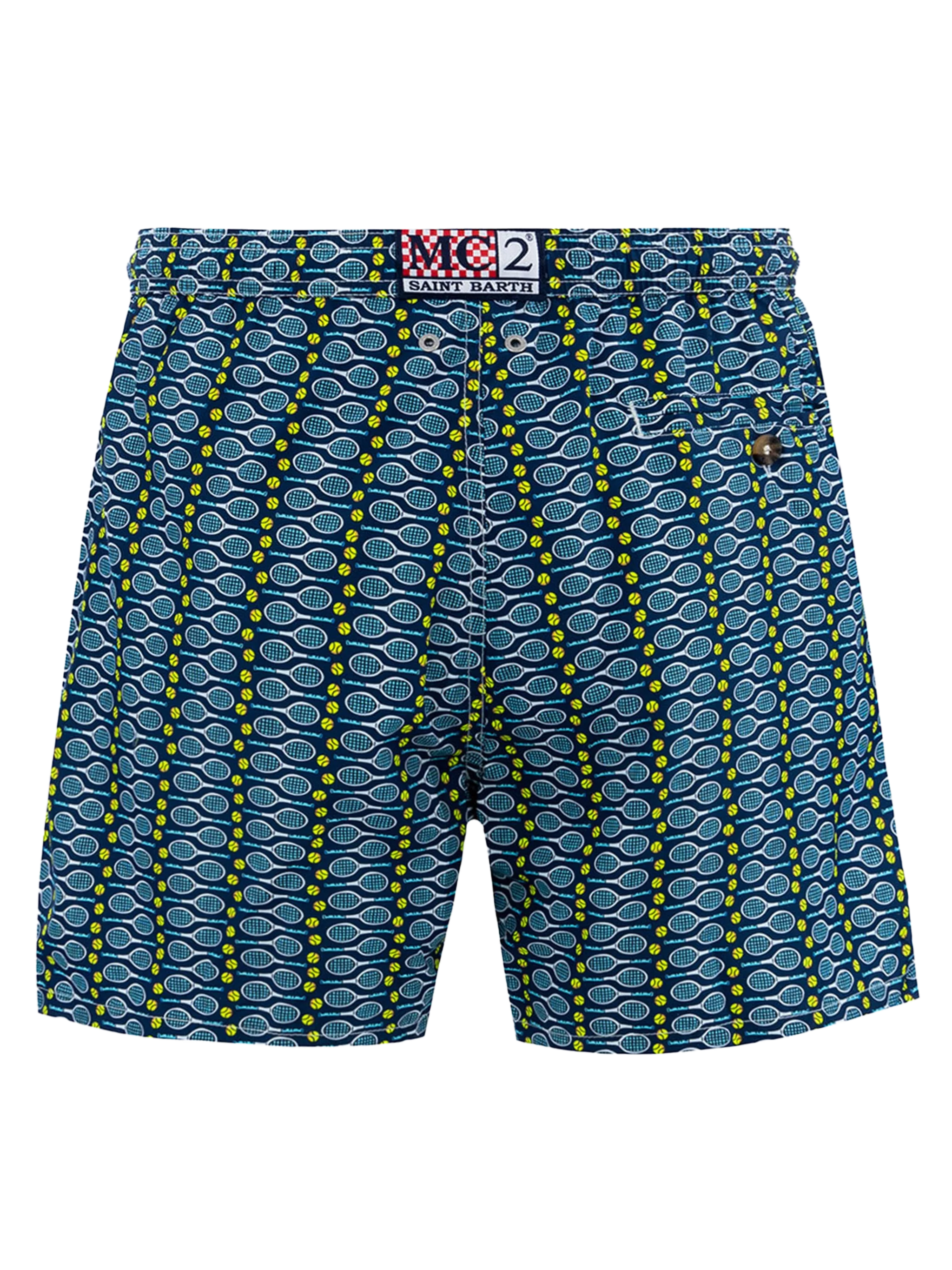 Lighting Micro Fantasy swim shorts with tennis print - Image 2