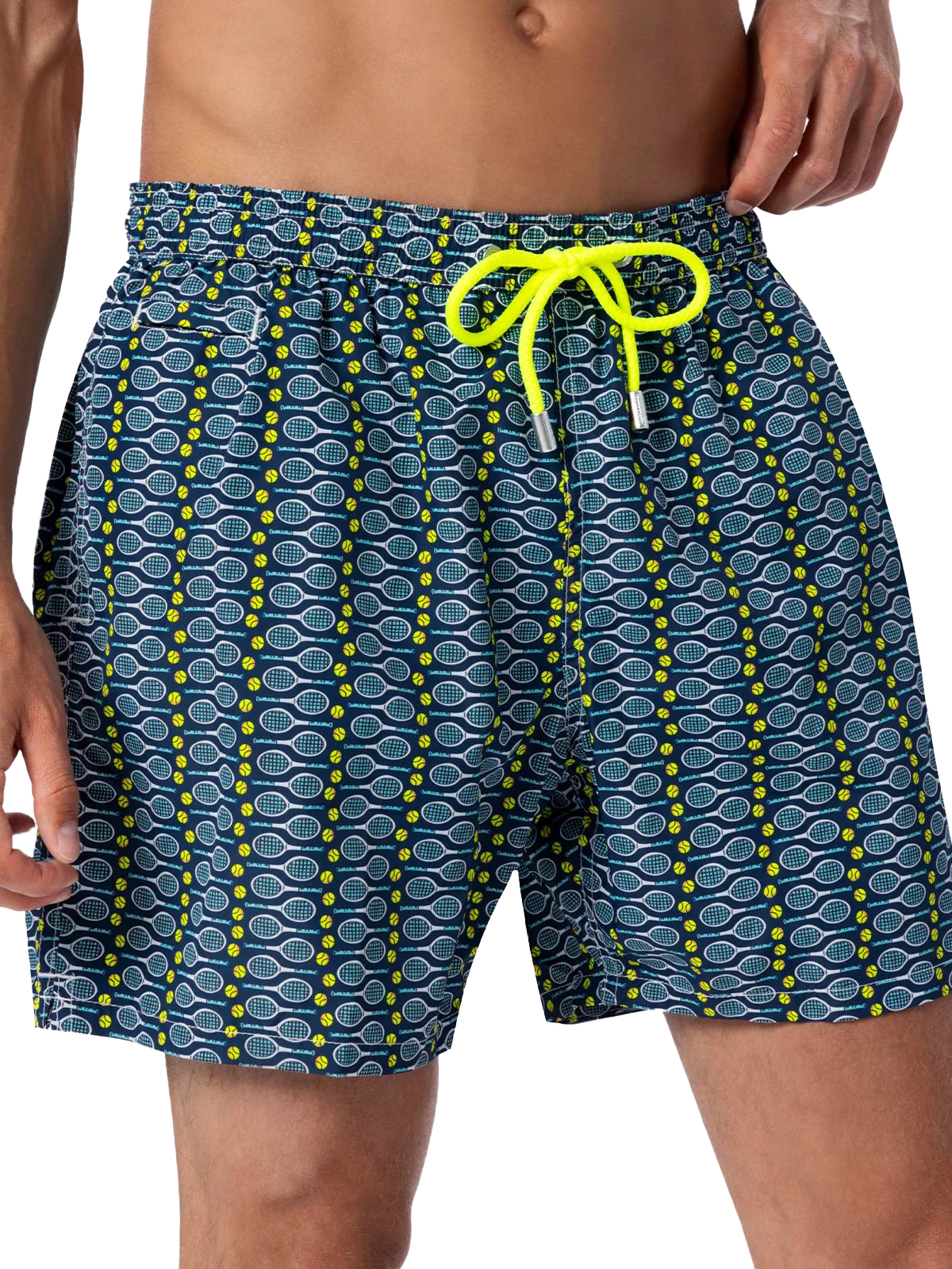 Lighting Micro Fantasy swim shorts with tennis print - Image 4