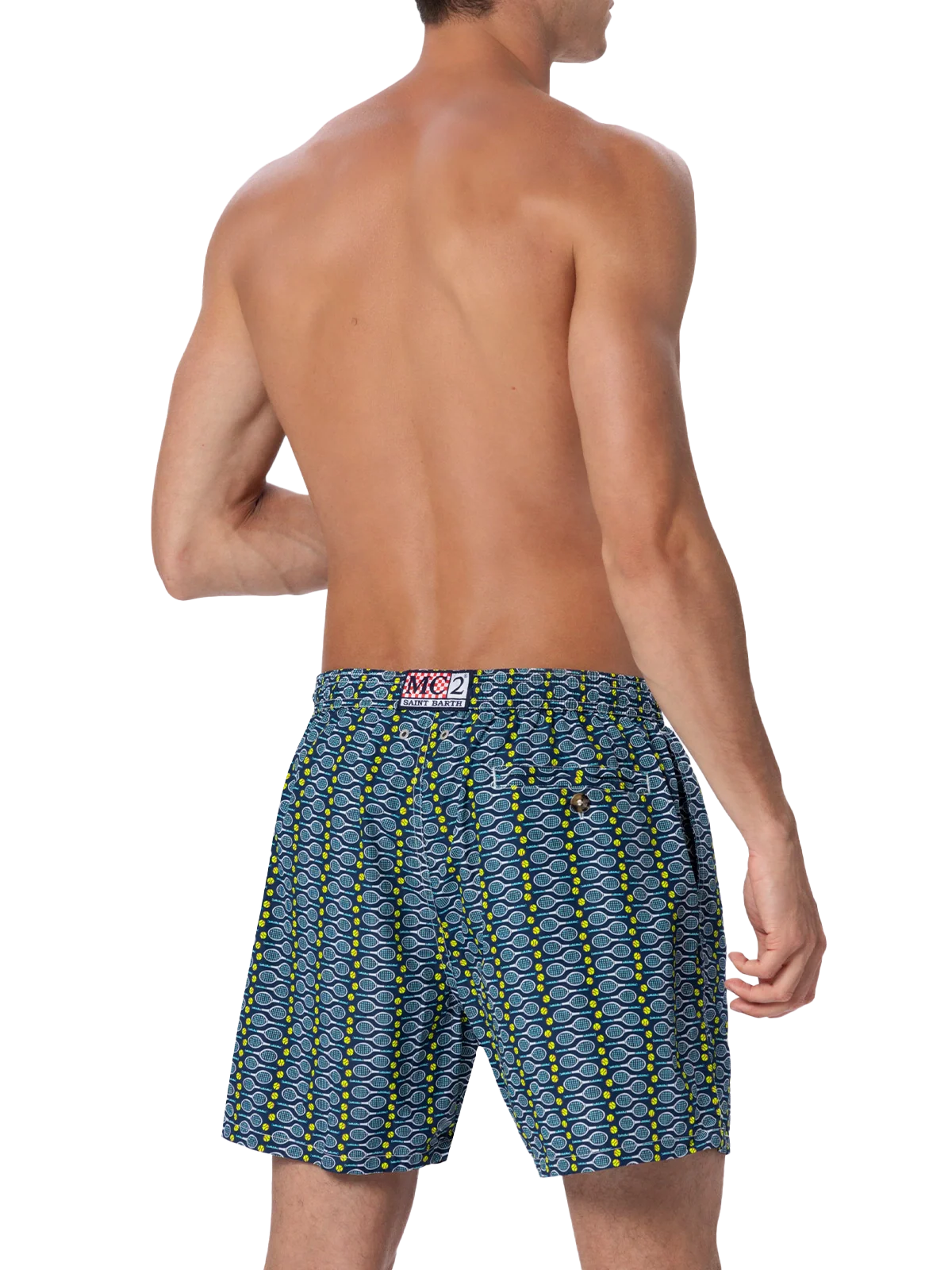 Lighting Micro Fantasy swim shorts with tennis print - Image 5