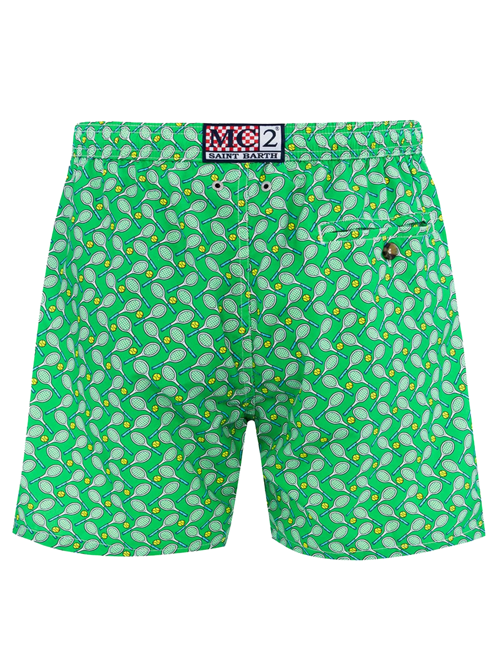 Lighting Micro Fantasy swim shorts with tennis print - Image 2