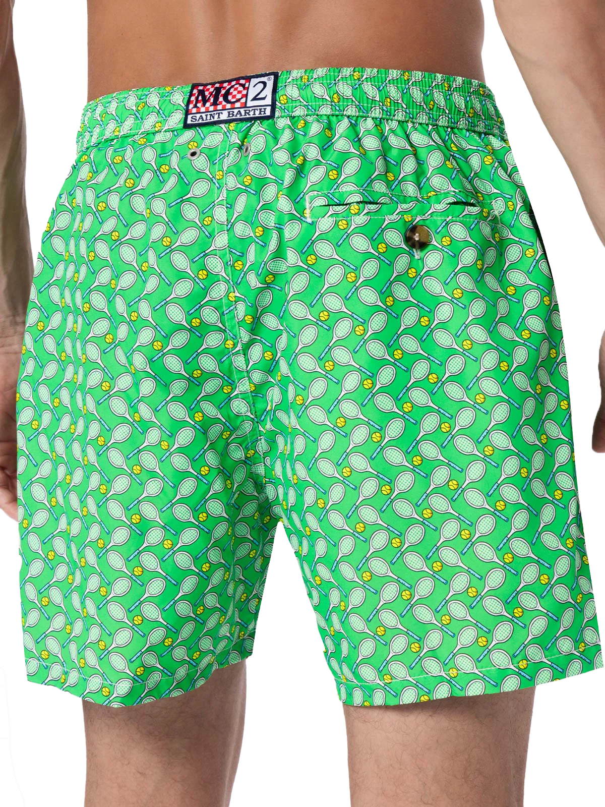 Lighting Micro Fantasy swim shorts with tennis print - Image 4