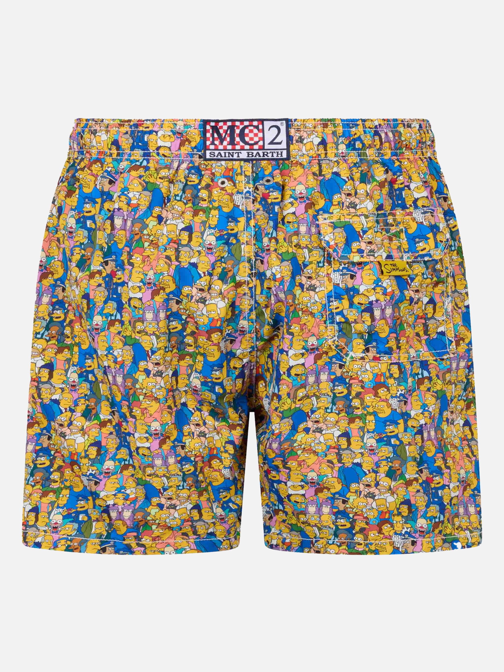Lighting Micro Fantasy multicolor Simpsons family print swim shorts | Special Edition - Image 2
