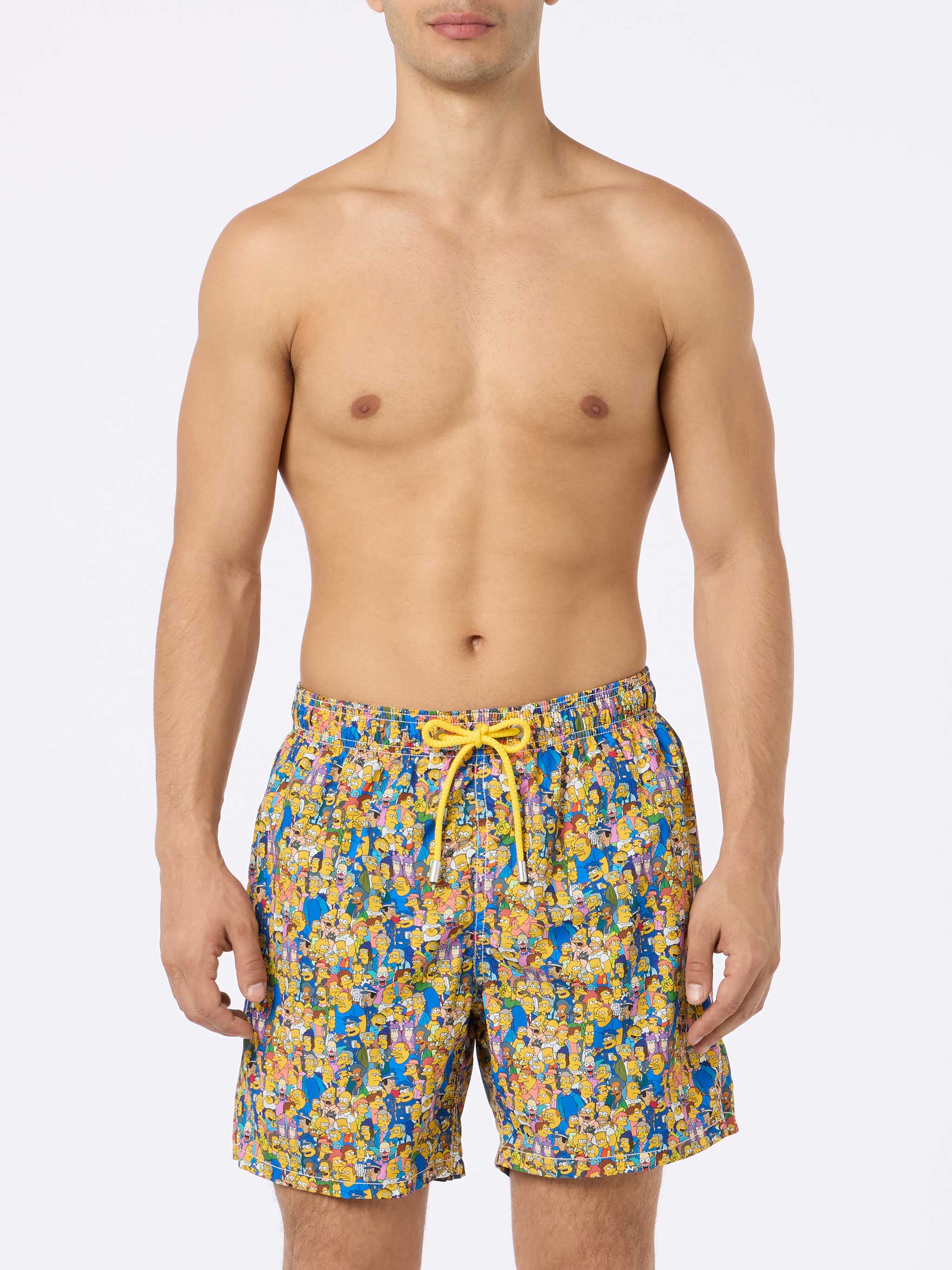 Lighting Micro Fantasy multicolor Simpsons family print swim shorts | Special Edition - Image 3