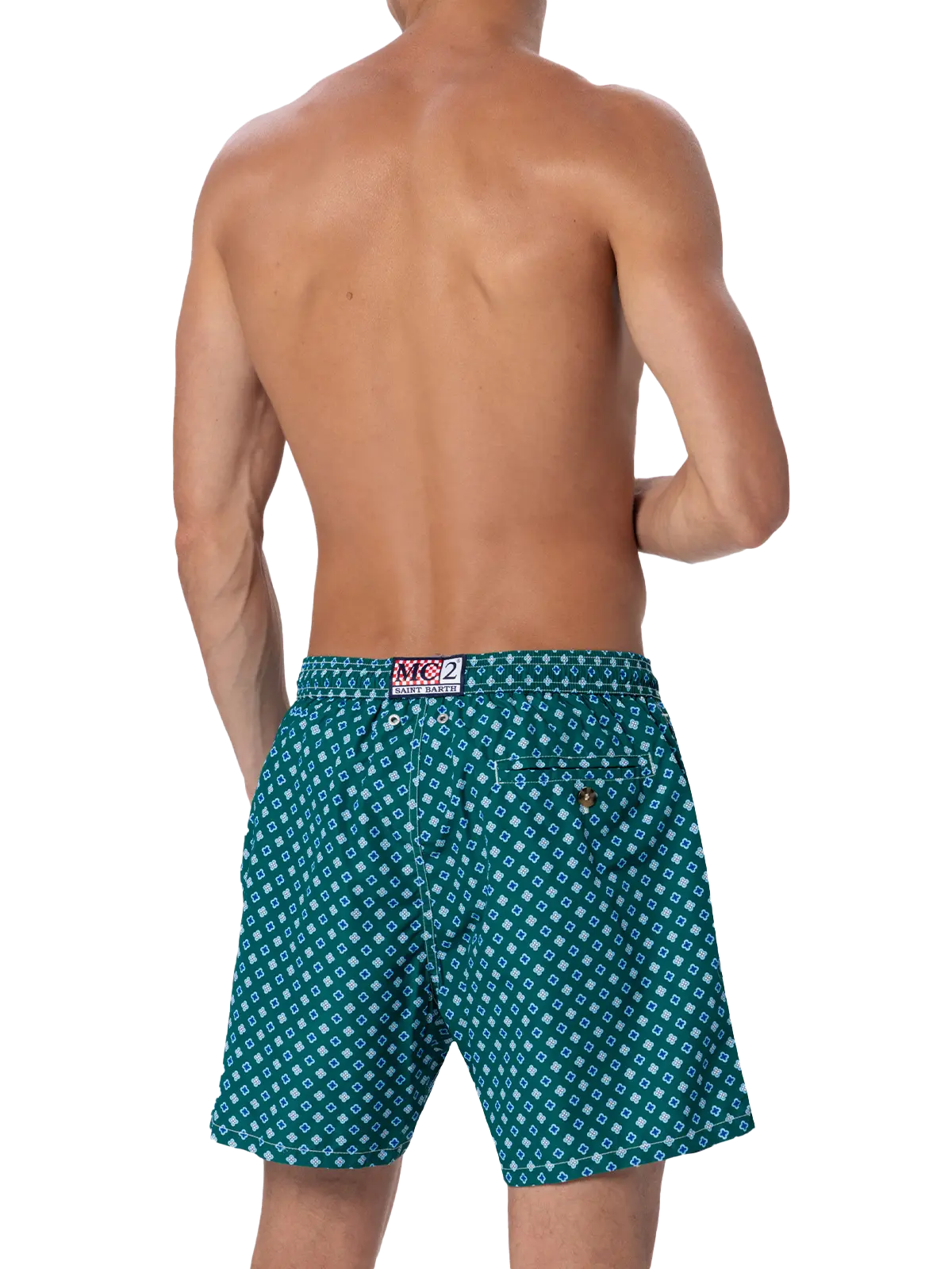 Lighting Micro Fantasy green tie print swim shorts - Image 5