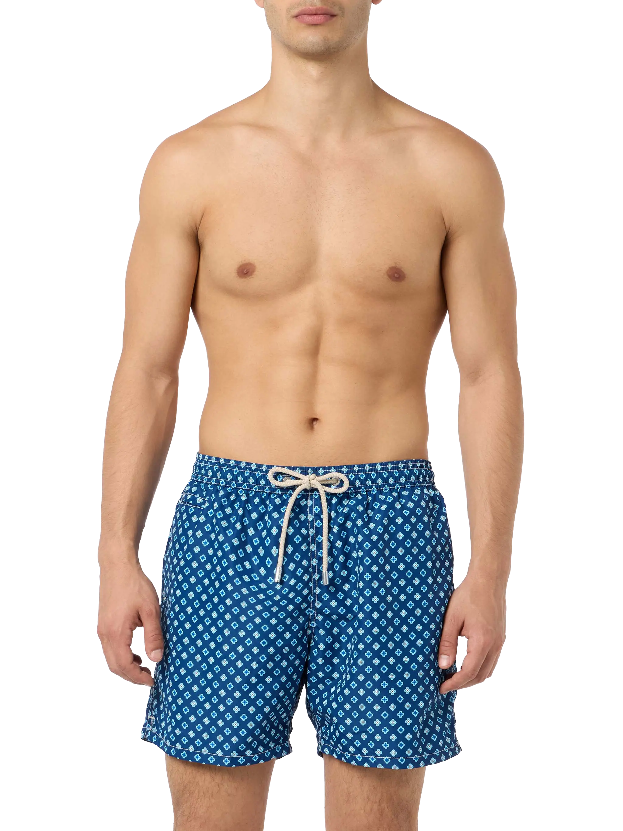 Lighting Micro Fantasy blue micro tie print swim shorts - Image 3
