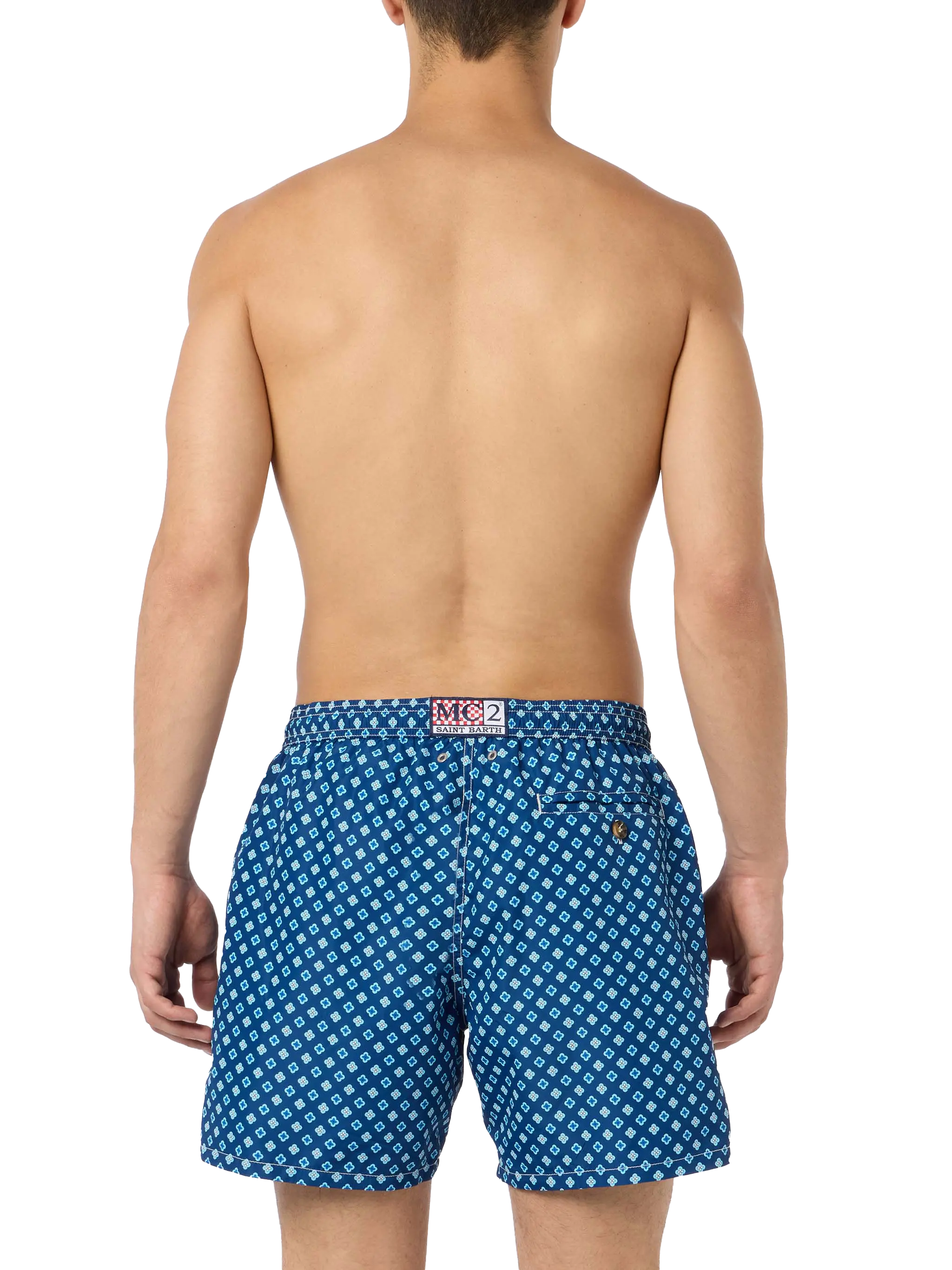 Lighting Micro Fantasy blue micro tie print swim shorts - Image 4