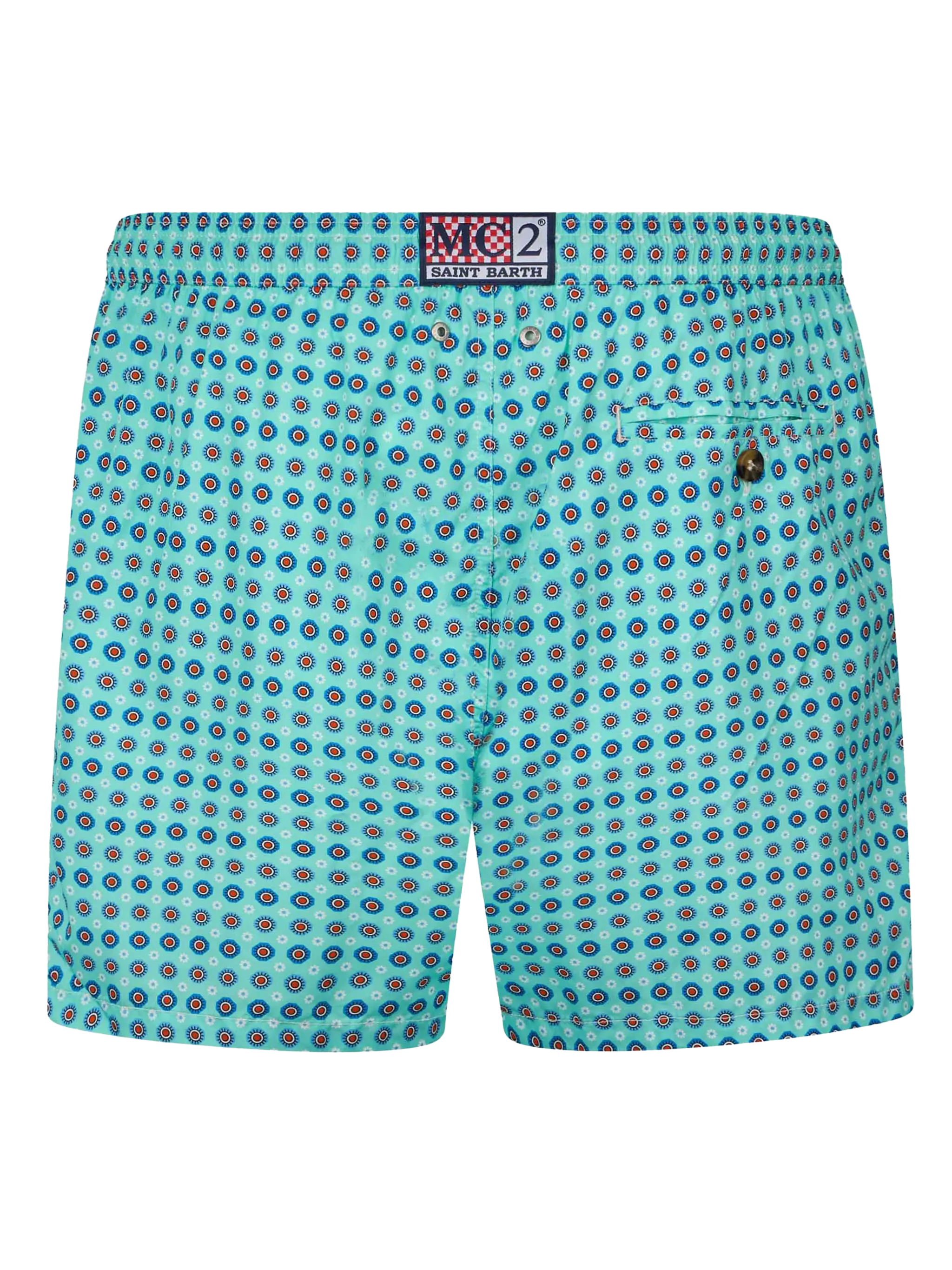Lighting Micro Fantasy green micro tie print swim shorts - Image 2