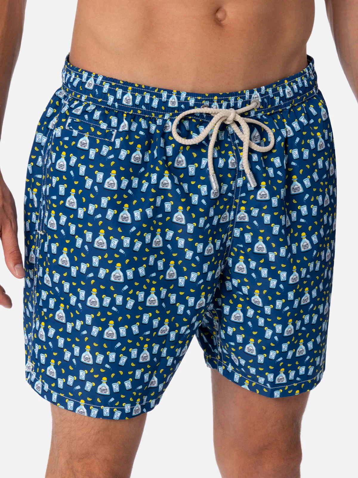 Lighting Micro Fantasy blue tequila print swim shorts - Image 3