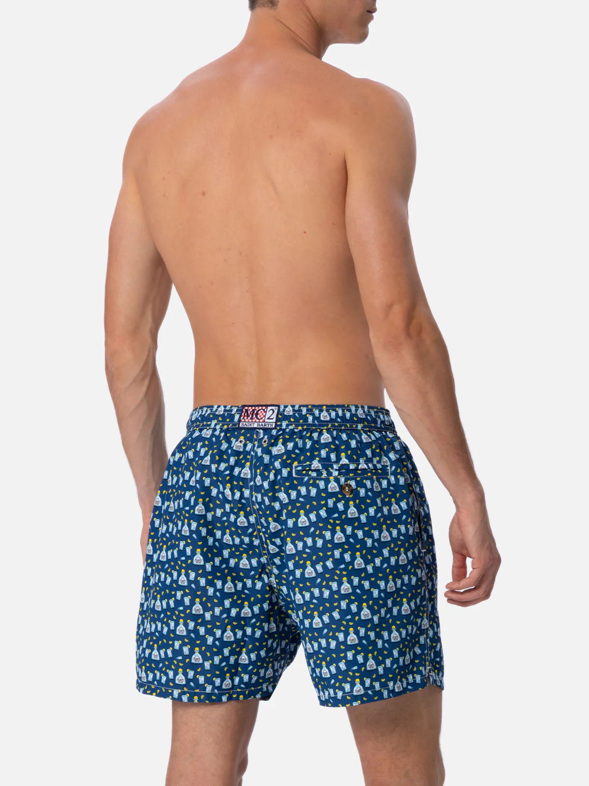 Lighting Micro Fantasy blue tequila print swim shorts - Image 5