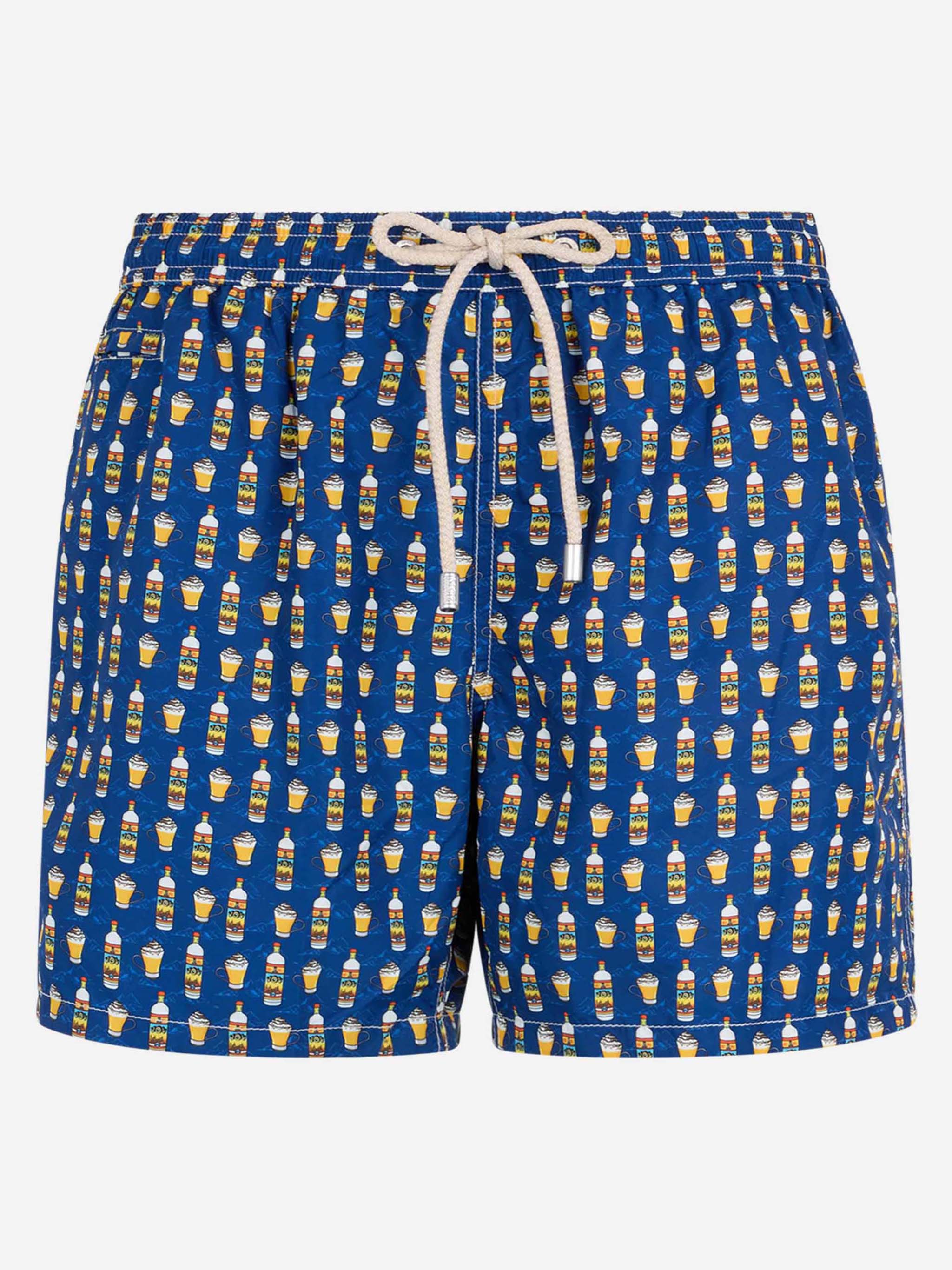 Lighting Micro Fantasy swim shorts in technical fabric with Bombardino pattern | Special Edition