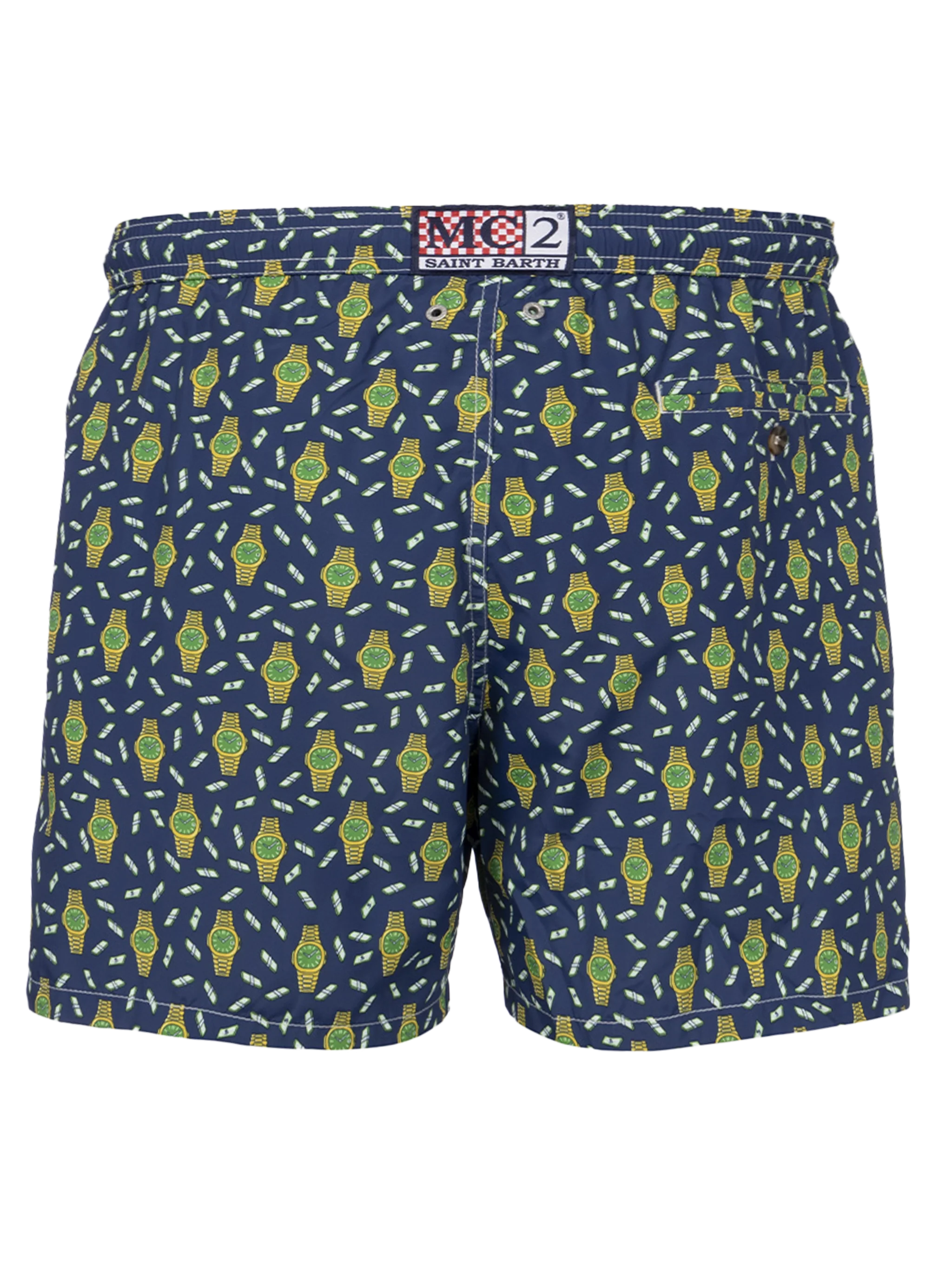 Lighting Micro Fantasy multicolor watches print swim shorts - Image 2