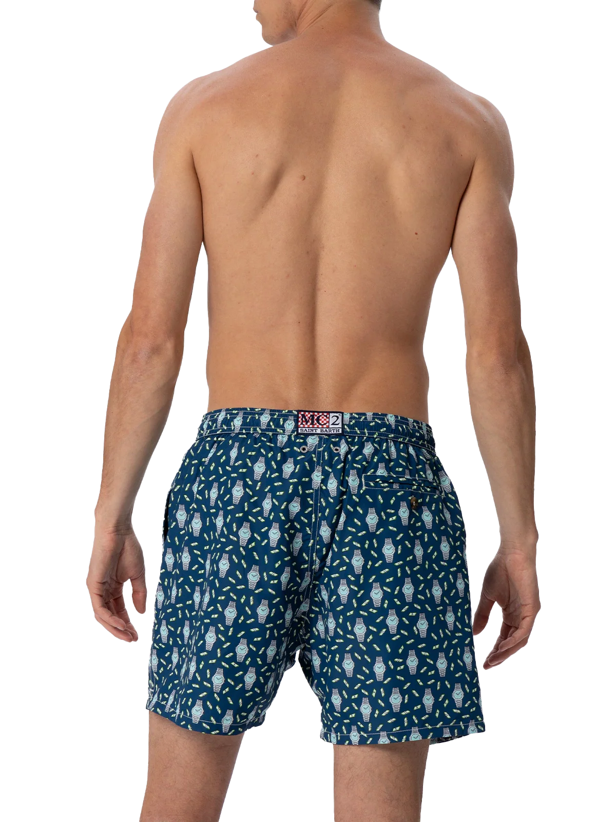 Lighting Micro Fantasy multicolor watches print swim shorts - Image 4
