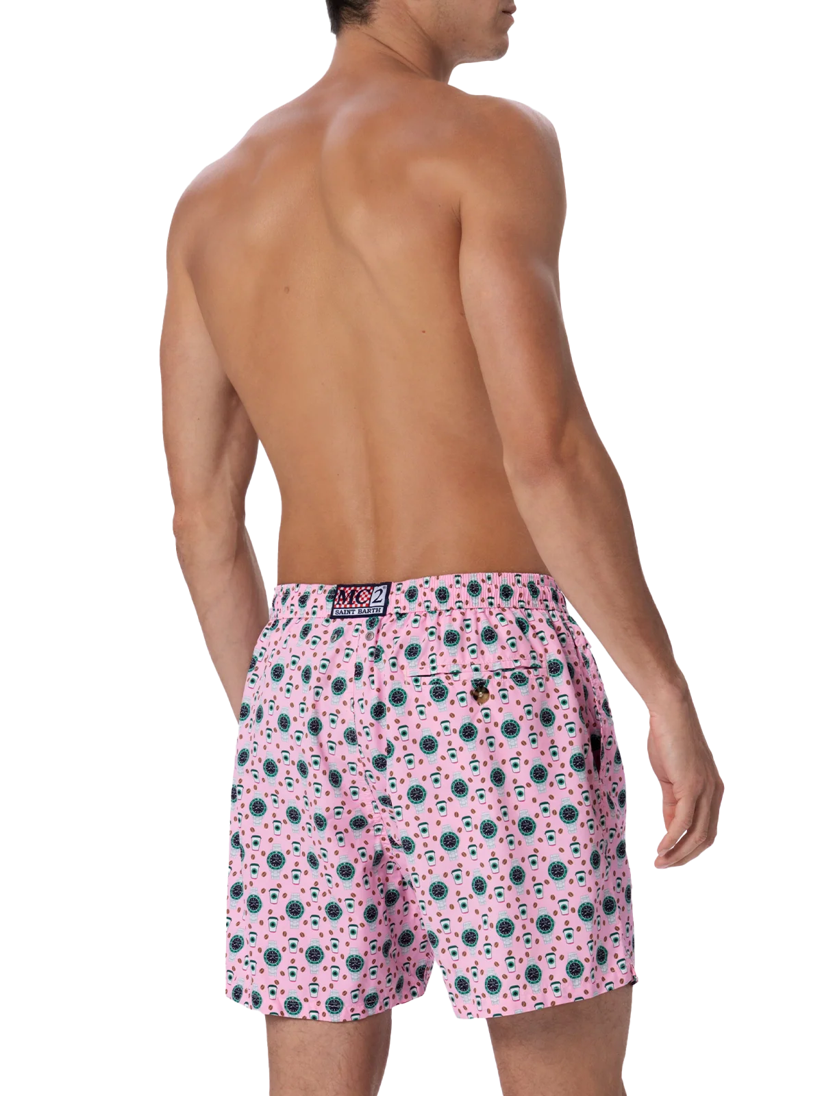 Lighting Micro Fantasy swim shorts with watches print - Image 5