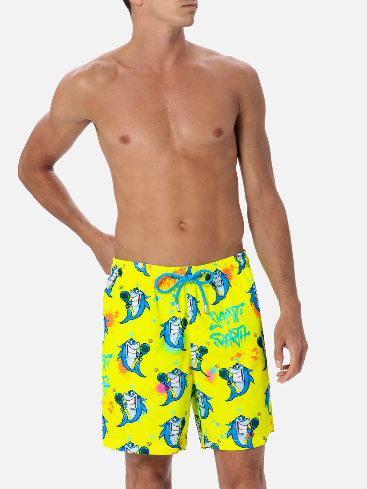 Lighting swim shorts with Cryptopuppets print | Special Edition - Image 5