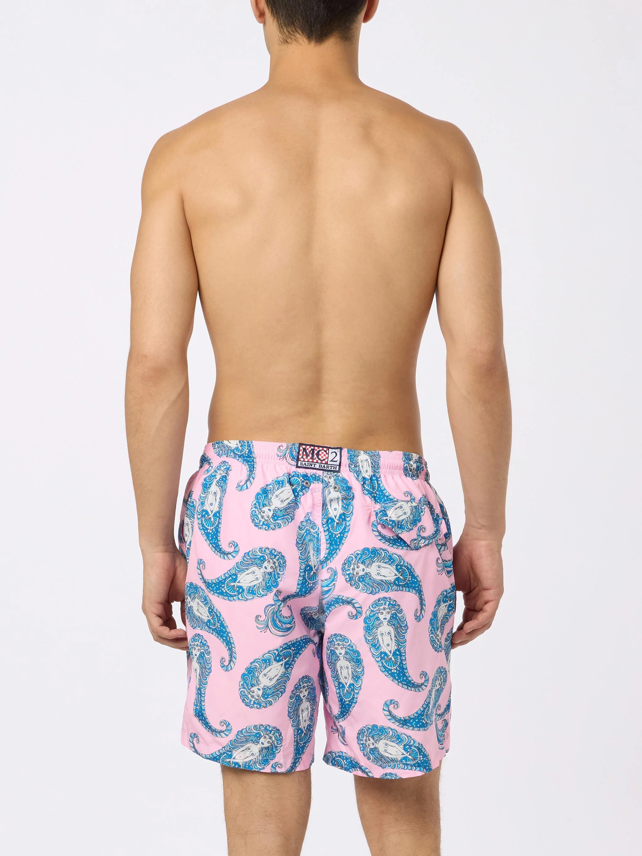 Lighting swim shorts with paisley print - Image 4