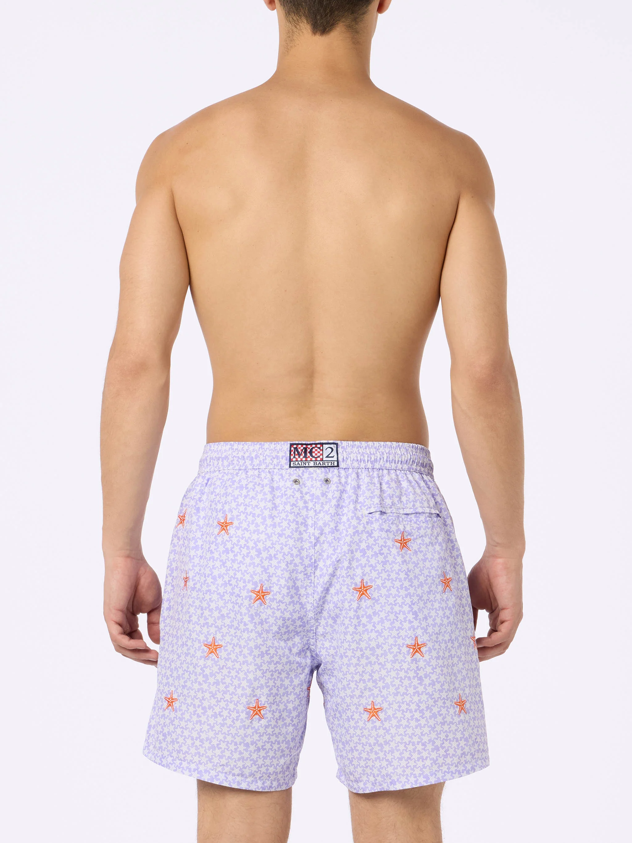 Lighting embroidered starfish swim shorts - Image 4
