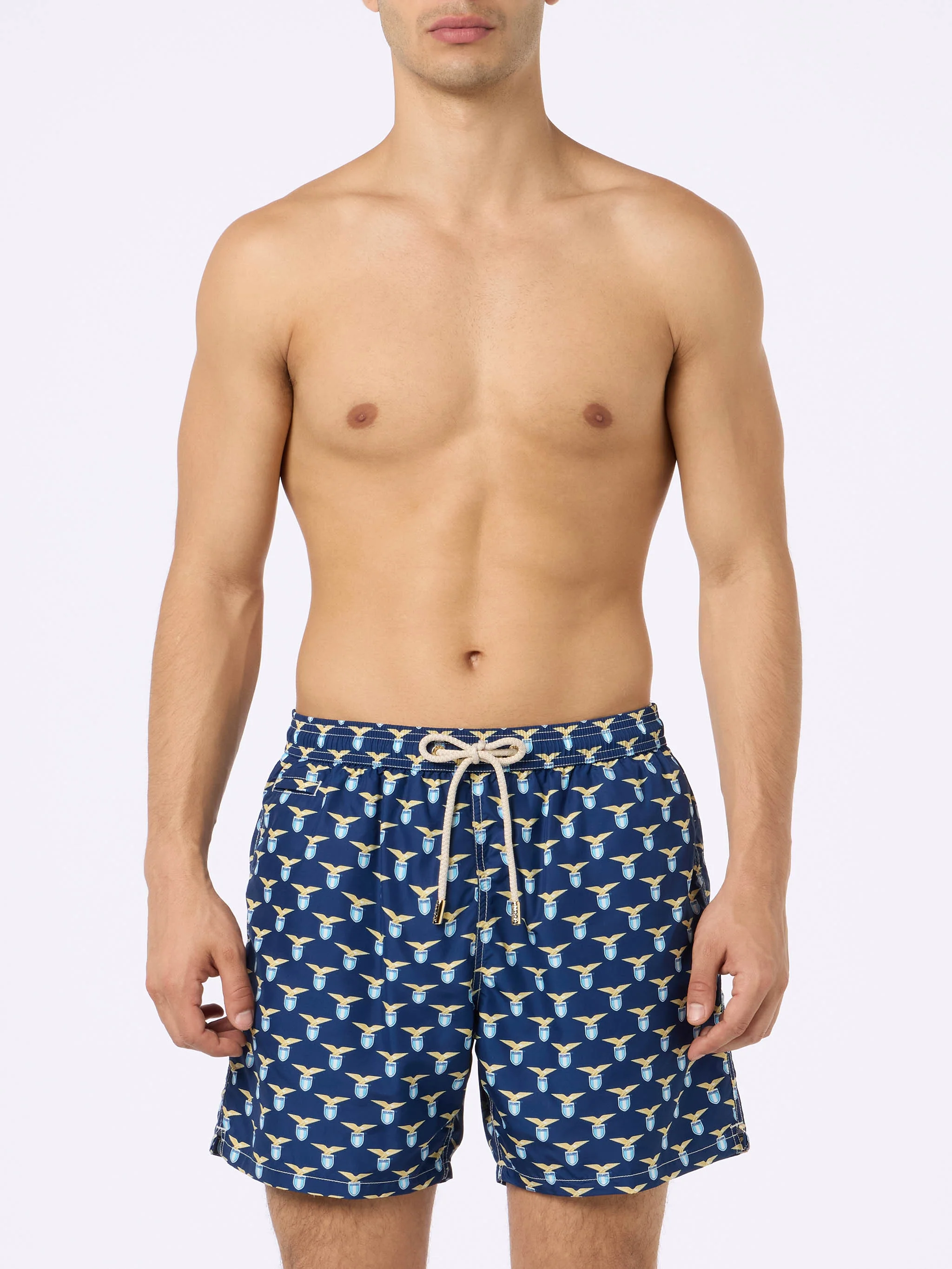 Lighting Micro Fantasy swim shorts with Lazio logo print | Special Edition - Image 3