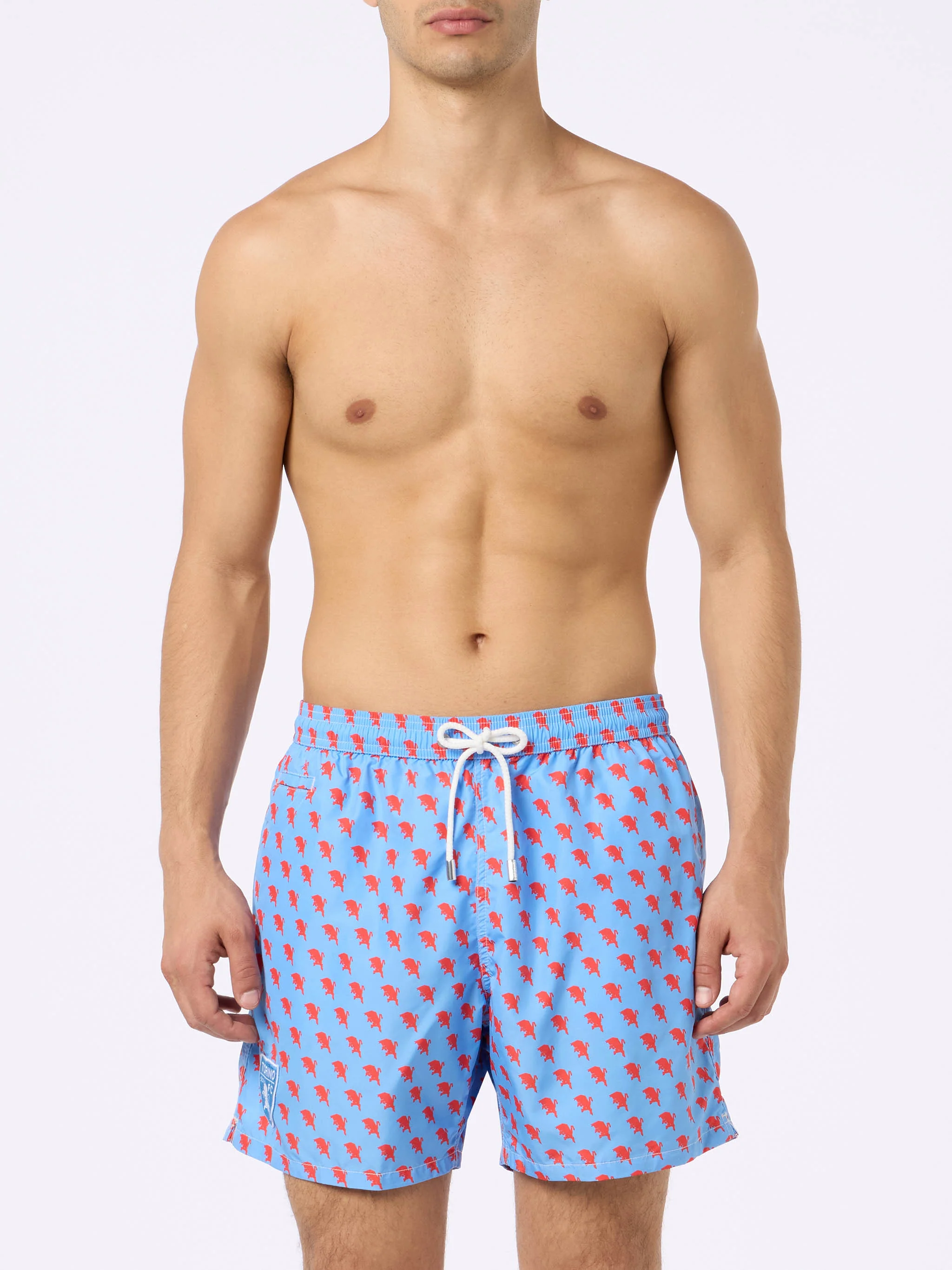 Lighting Micro Fantasy swim shorts with Torino logo print | Special Edition - Image 3