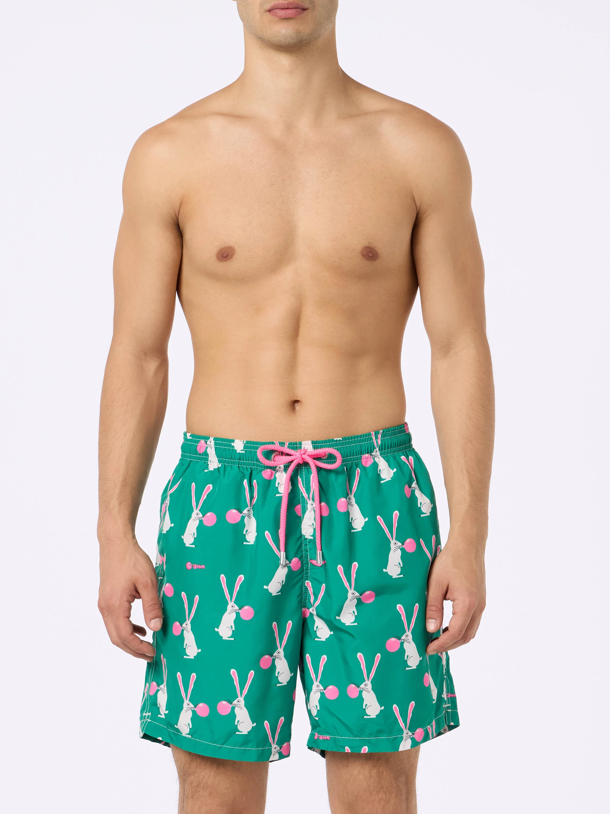 Lighting Big Babol rabbit print swim shorts | Special Edition - Image 3