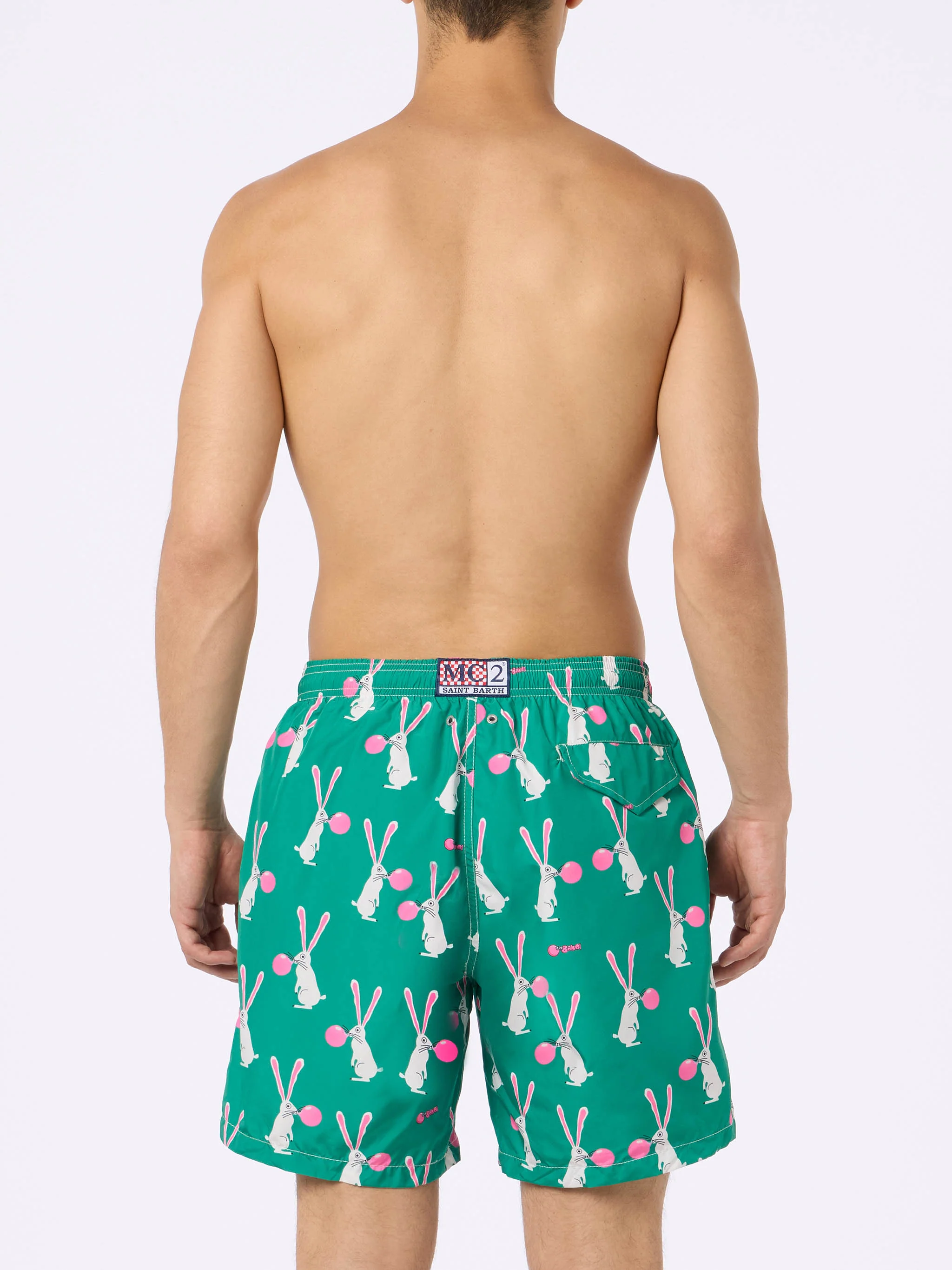 Lighting Big Babol rabbit print swim shorts | Special Edition - Image 4