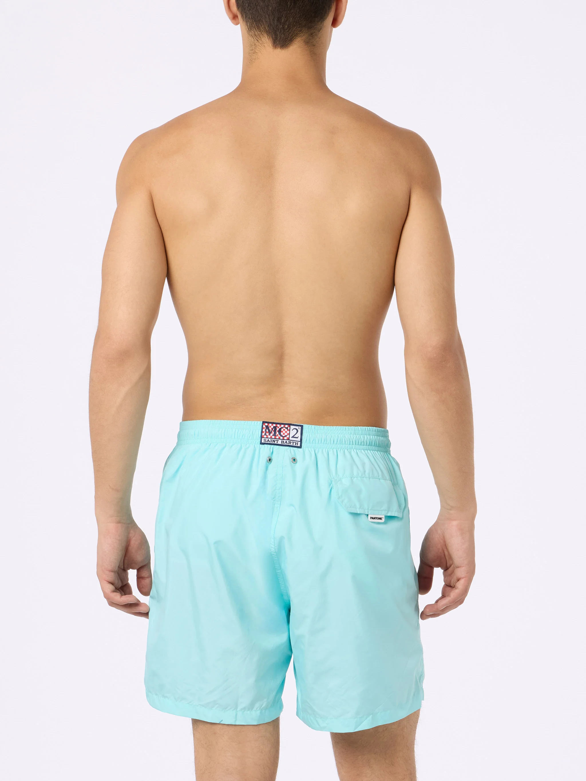 Ultralight Pantone water green swim shorts | Special Edition - Image 4