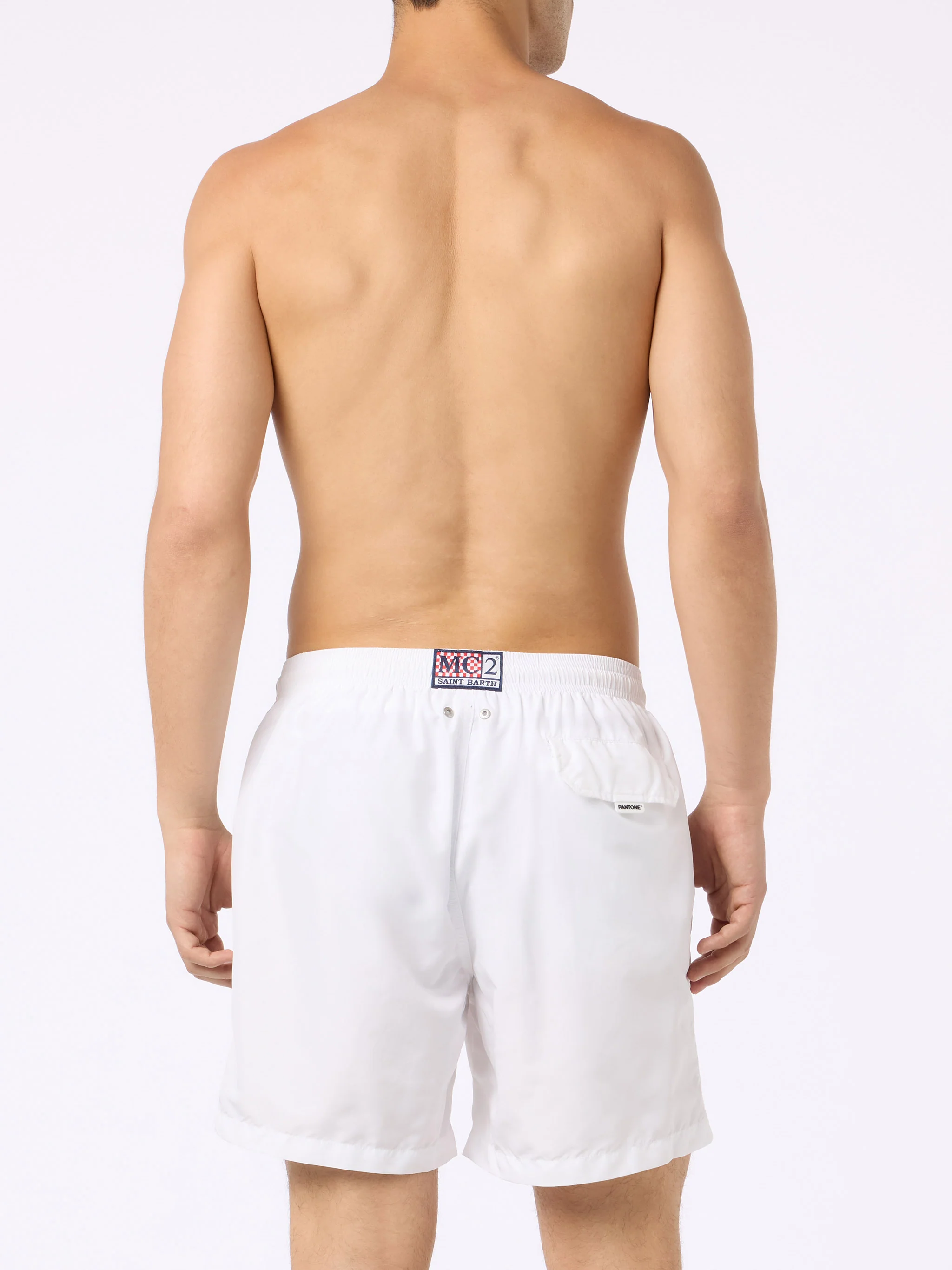 Ultralight Pantone white swim shorts | Special Edition - Image 3