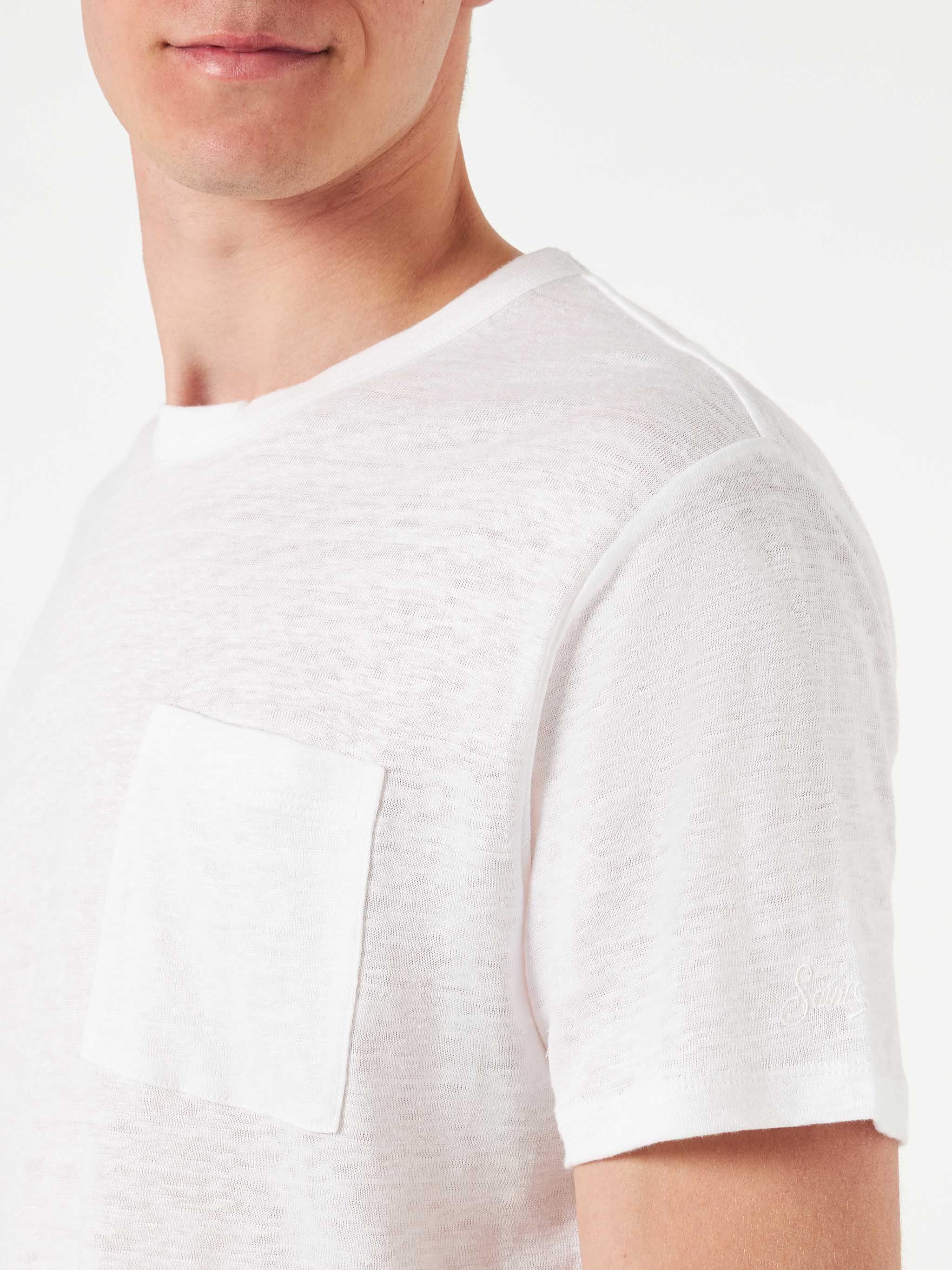 Ecstasea off-white linen t-shirt - Image 2