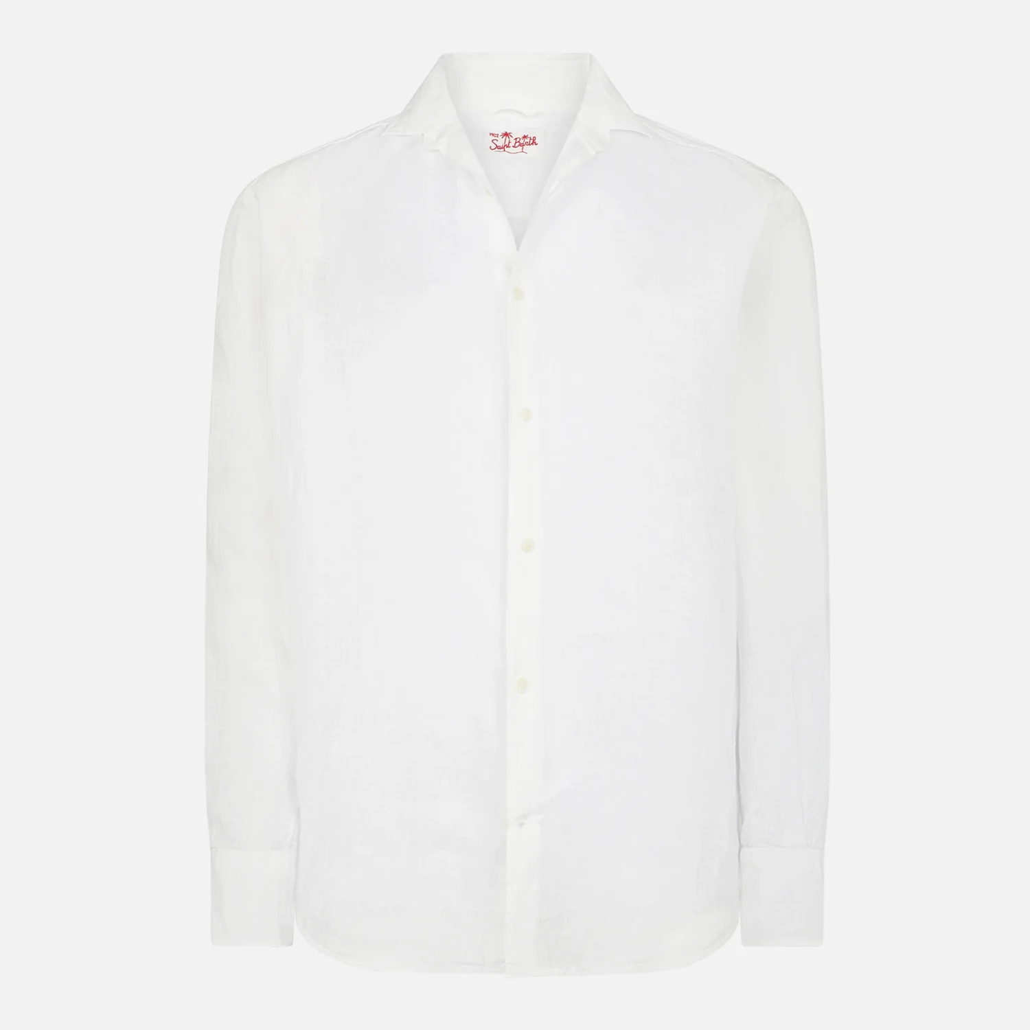 Pamplona white linen shirt - Image 4