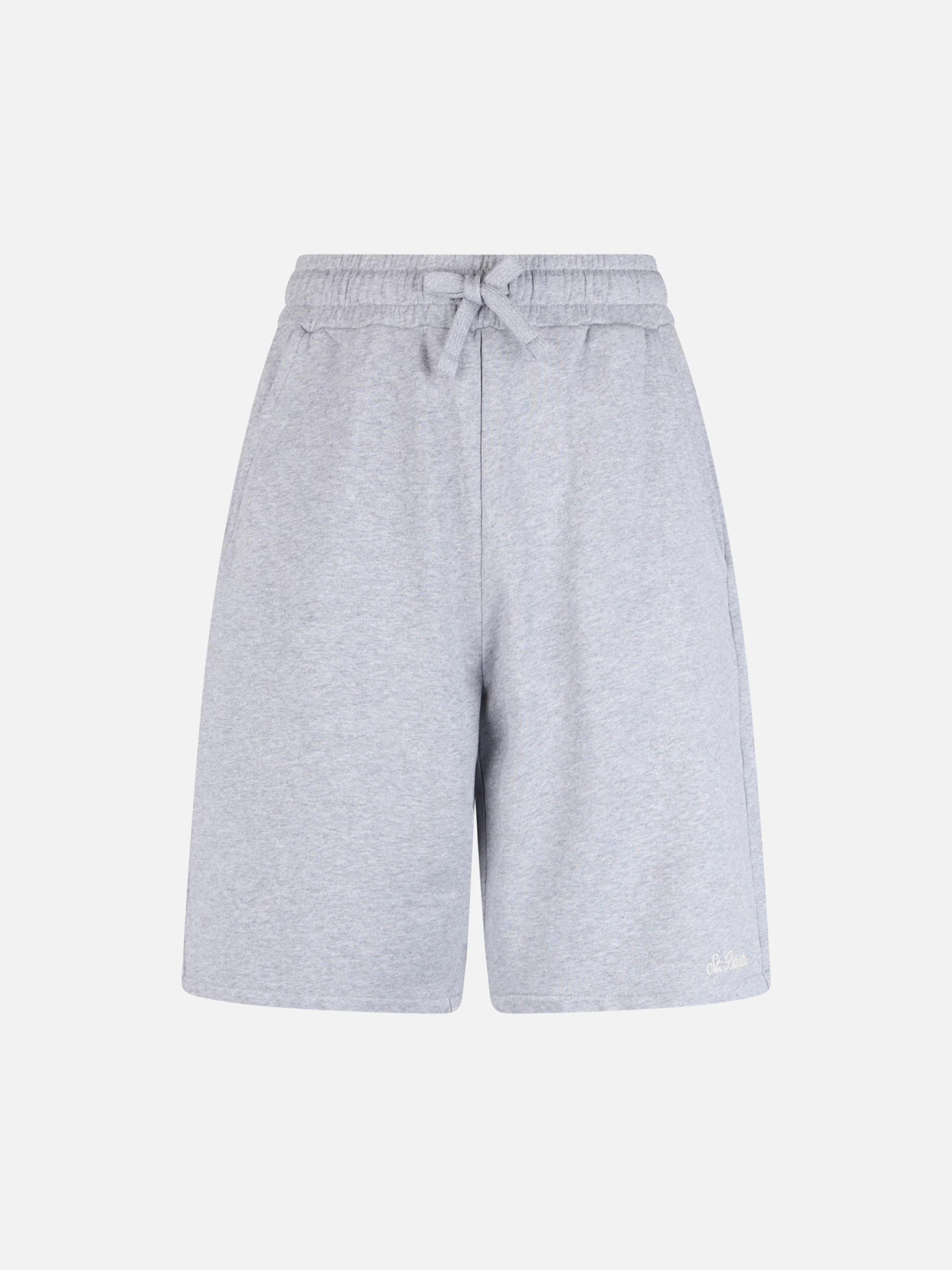 Randle grey mélange cotton bermuda shorts - Image 4