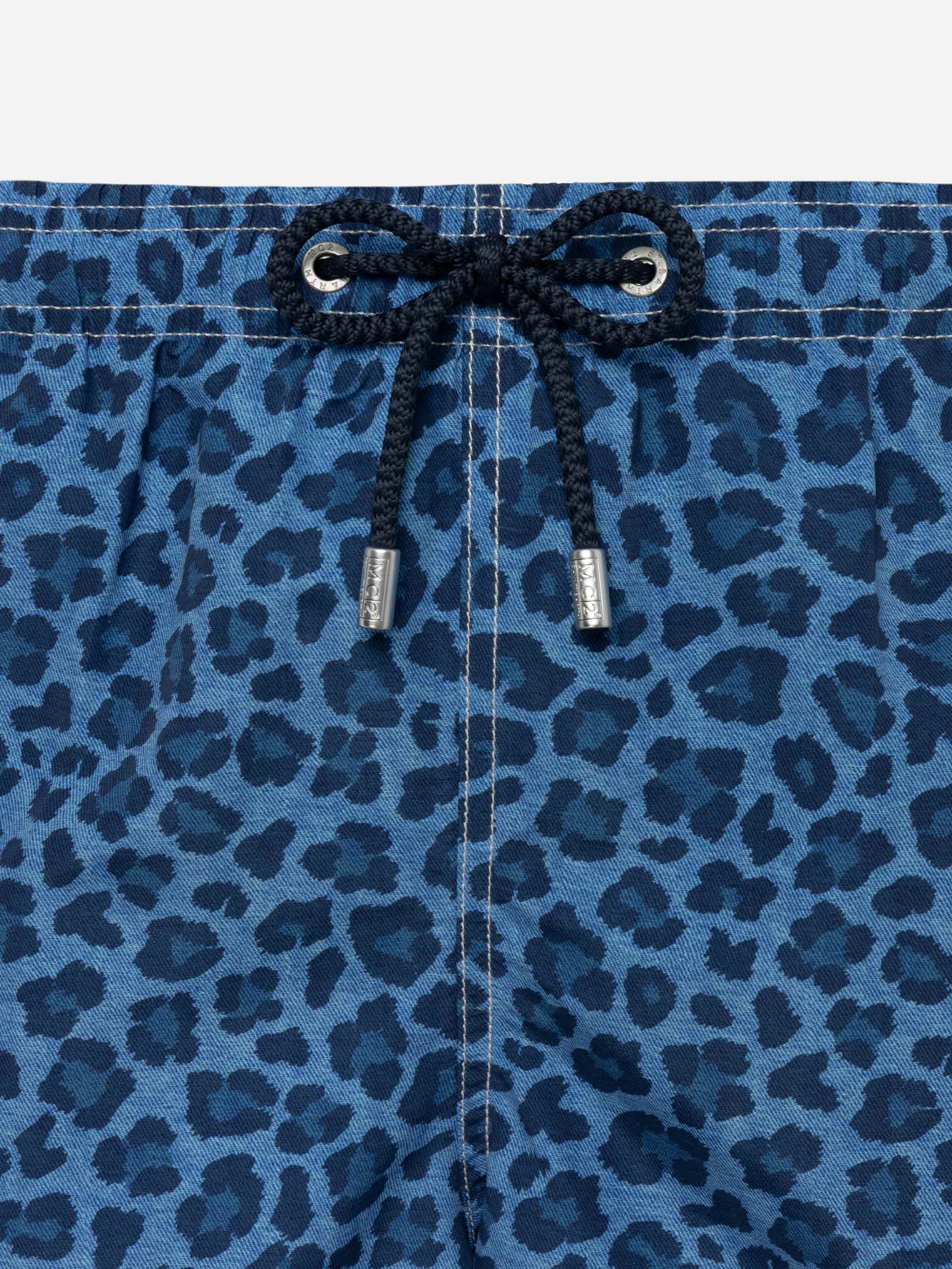 Gustavia denim animal print swim shorts - Image 3