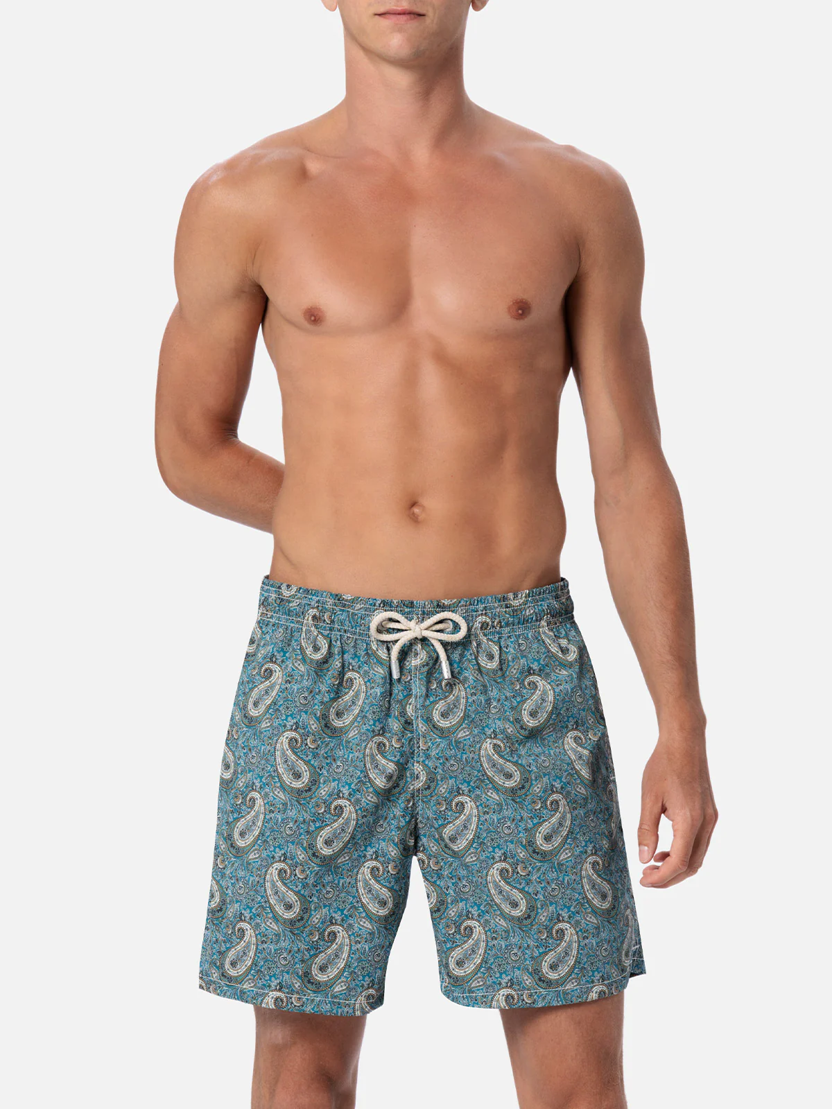 Gustavia swim shorts with cashmere print | Made with Liberty Fabric - Image 3