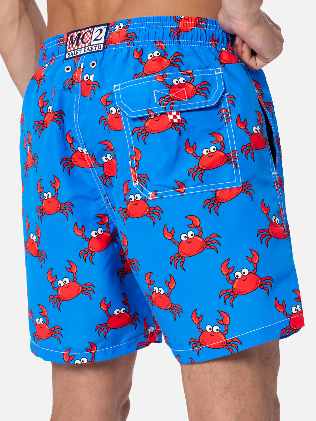 Gustavia swim shorts with crab print - Image 4
