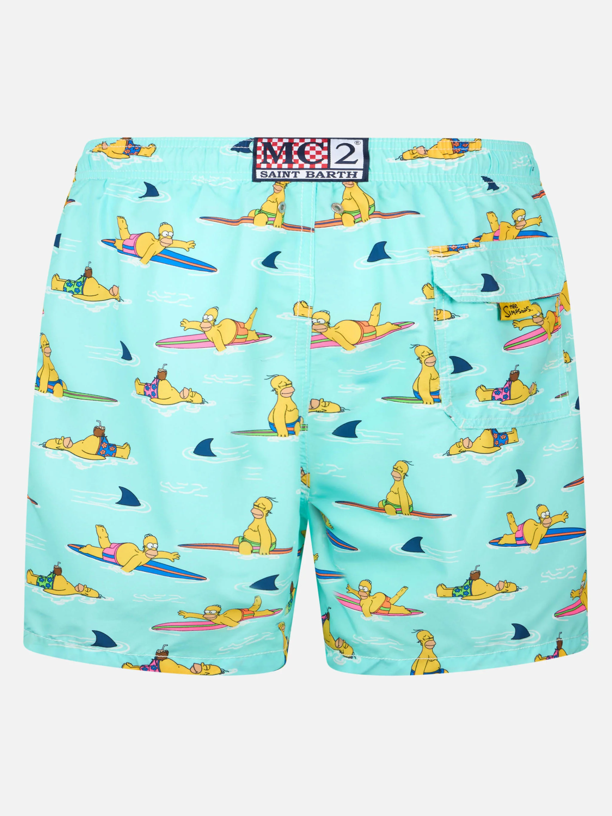 Gustavia swim shorts with Homer Simpson print | Special Edition - Image 2