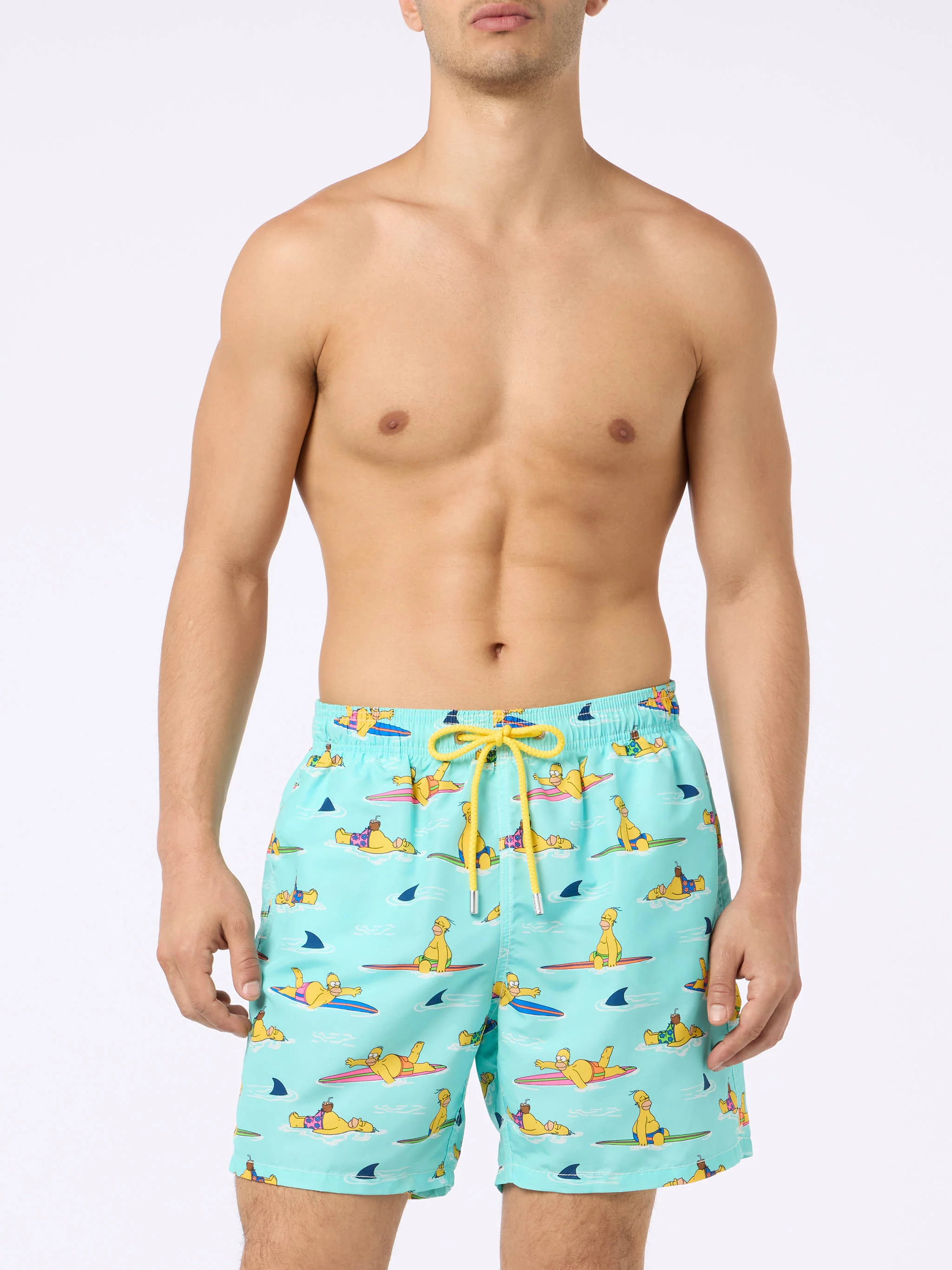 Gustavia swim shorts with Homer Simpson print | Special Edition - Image 3
