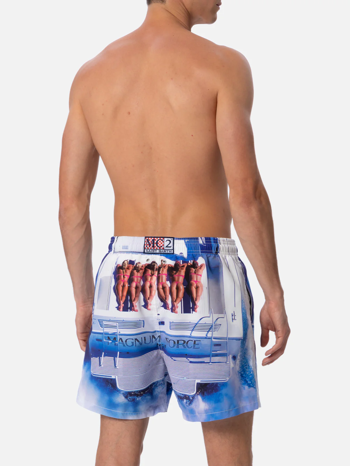 Gustavia white Magnum Marine placed print swim shorts | Special Edition - Image 4