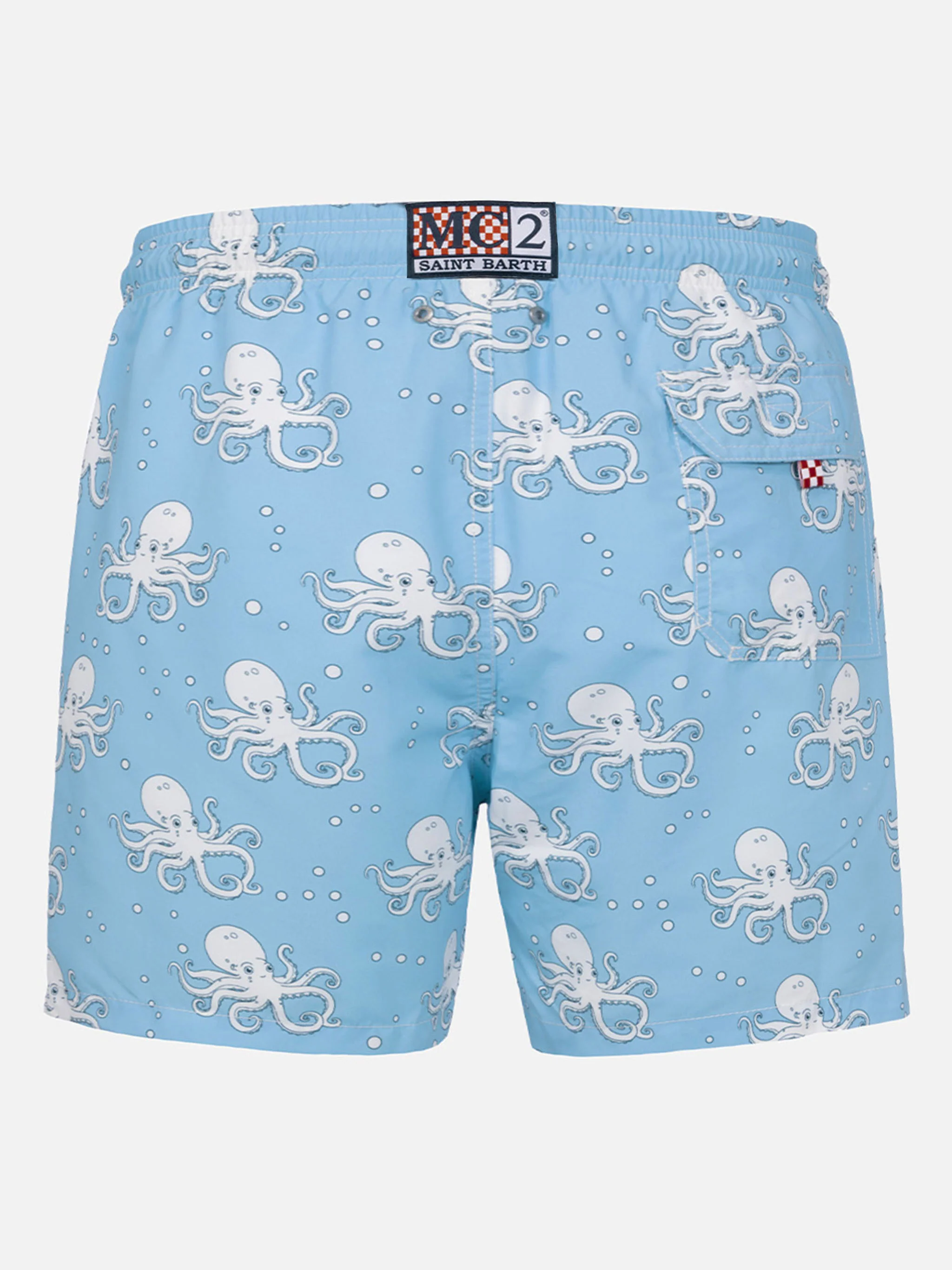 Gustavia swim shorts with octopus print - Image 2