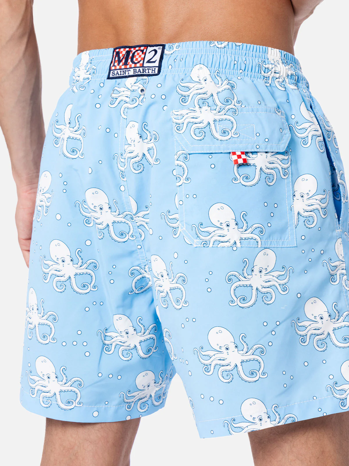 Gustavia swim shorts with octopus print - Image 4