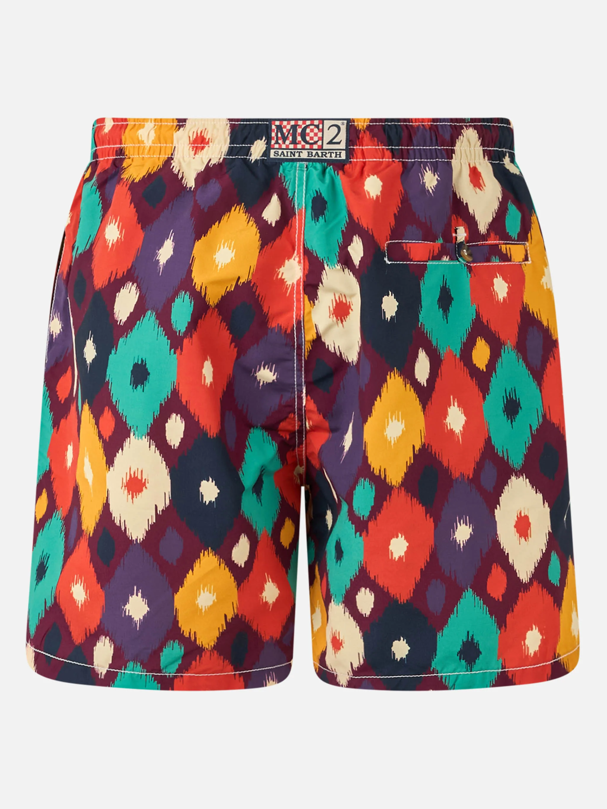 Caprese multicolor ikat swim shorts - Image 2