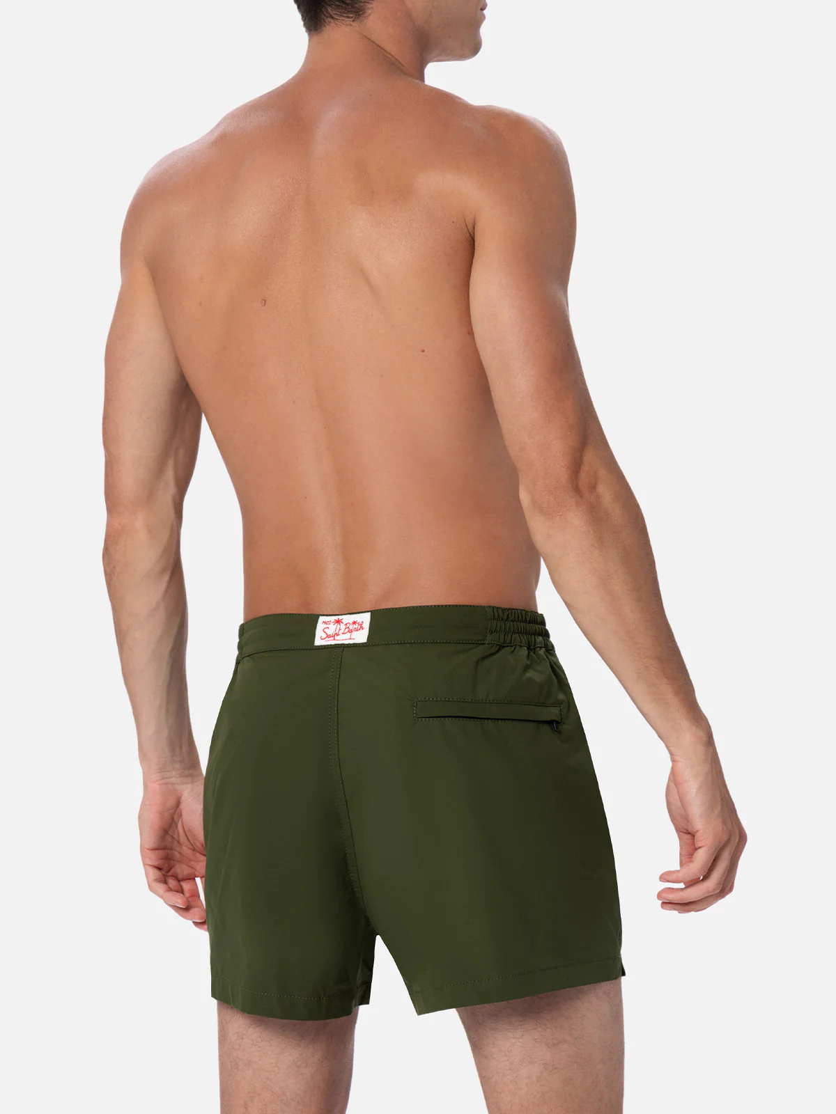 Harrys military green swim shorts - Image 5