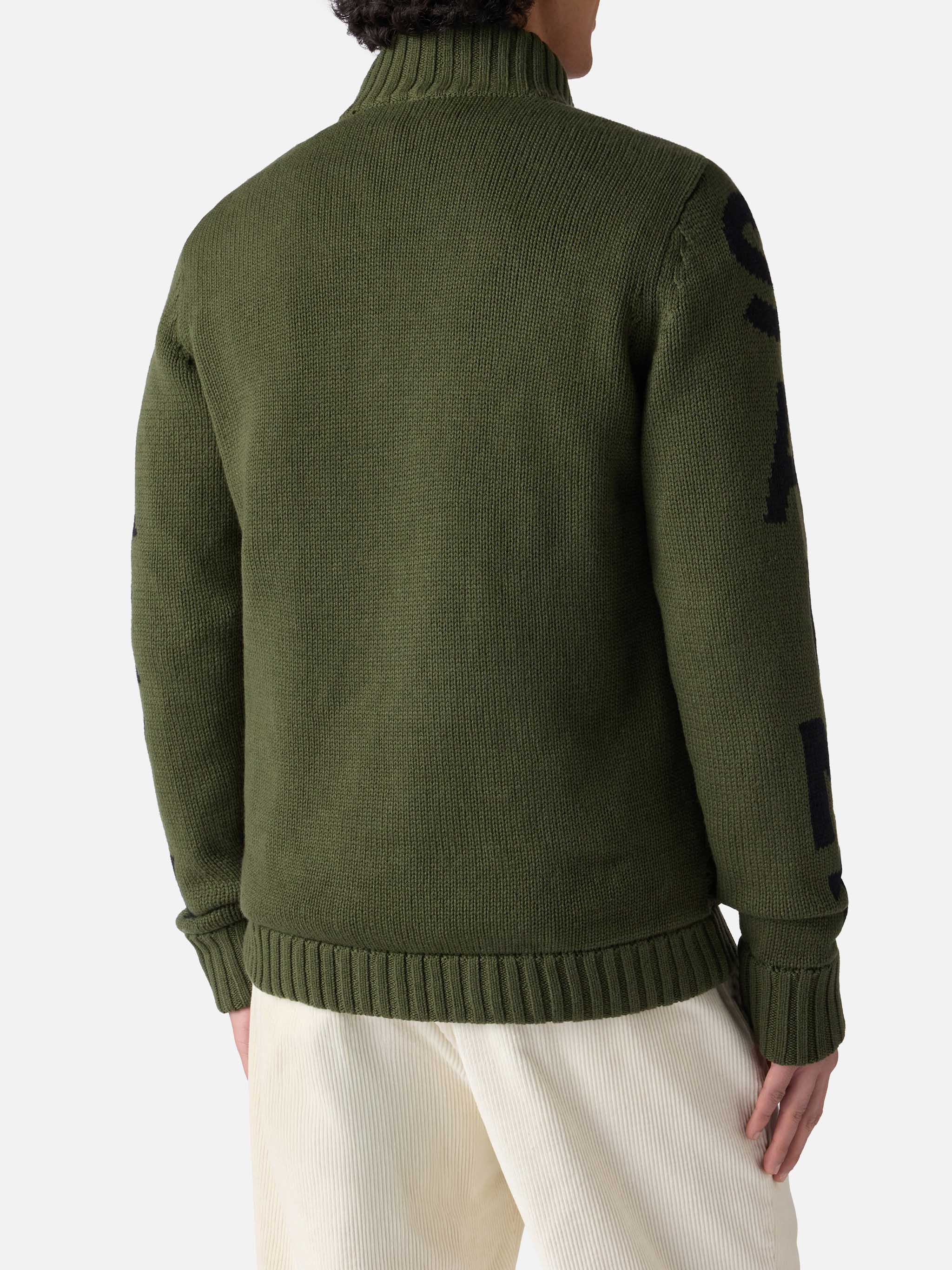 Whistler military green padded jacket - Image 3