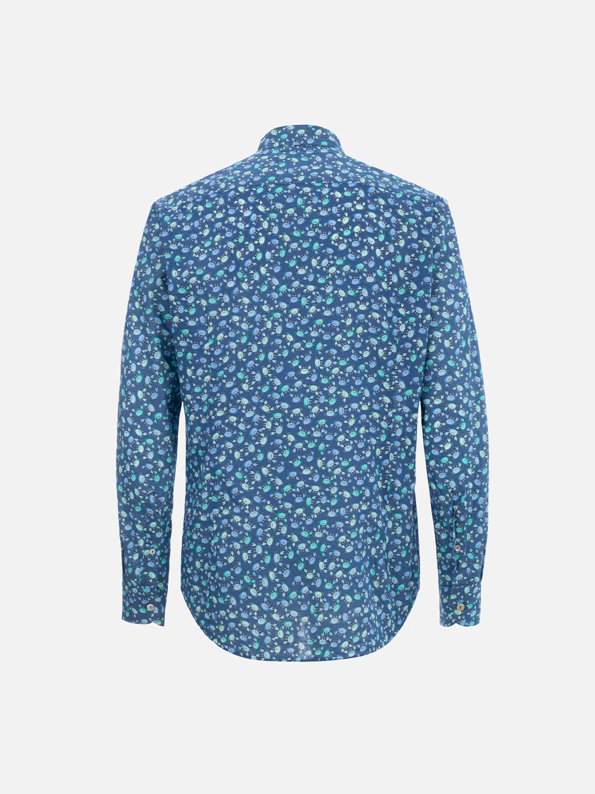 Sikelia multicolor crab print cotton muslin shirt - Image 5