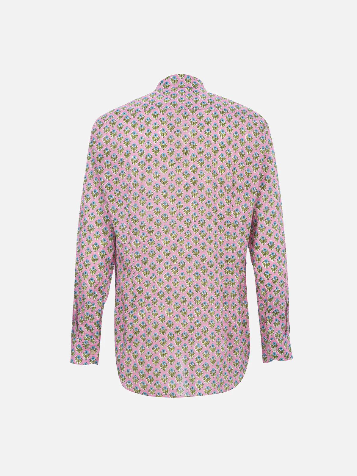 Sikelia multicolor flower print cotton muslin shirt - Image 5