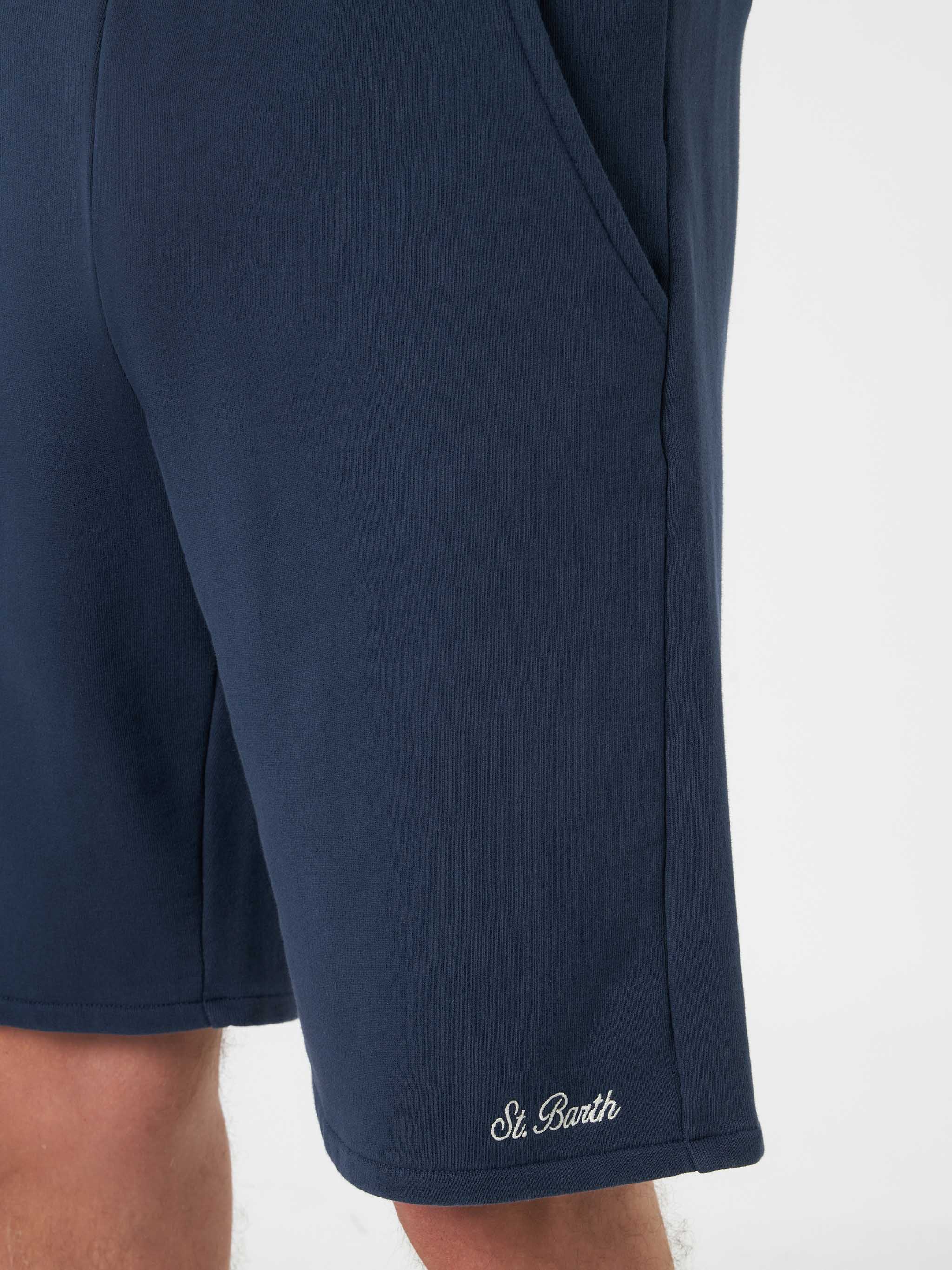 Randle navy blue cotton bermuda shorts - Image 3