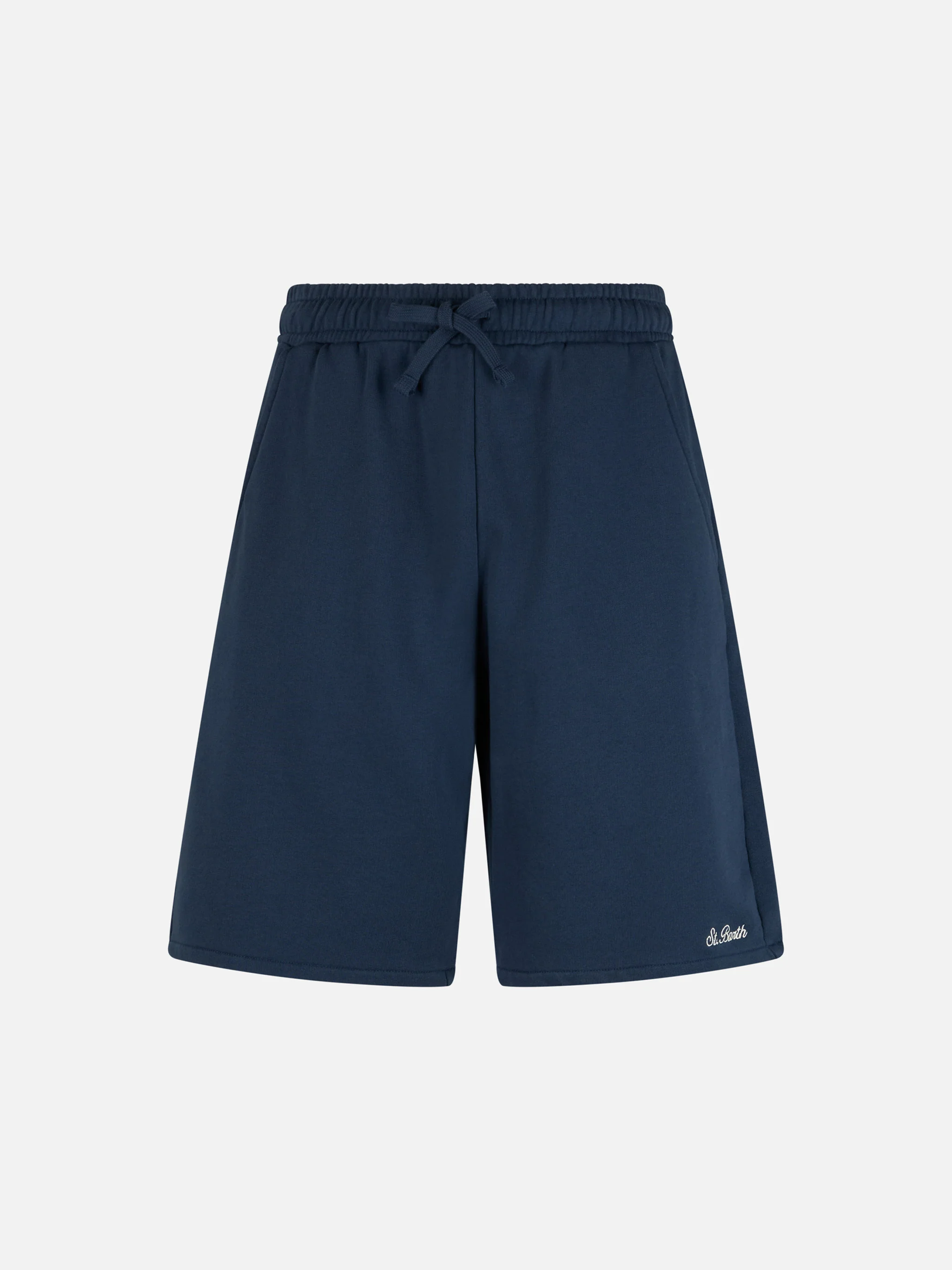 Randle navy blue cotton bermuda shorts - Image 4