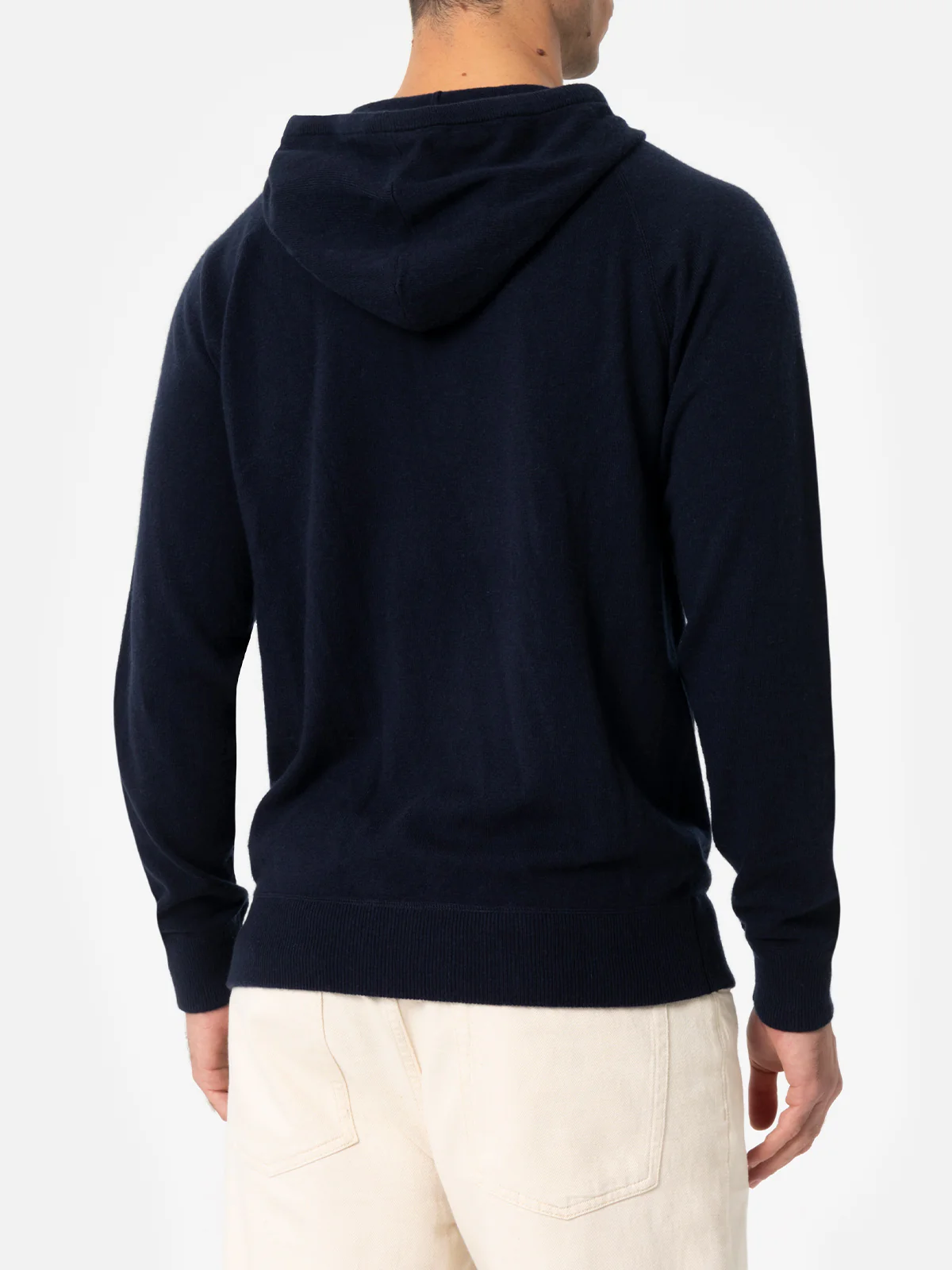 Mercer hooded zip sweatshirt in green with logo embroidery - Image 3